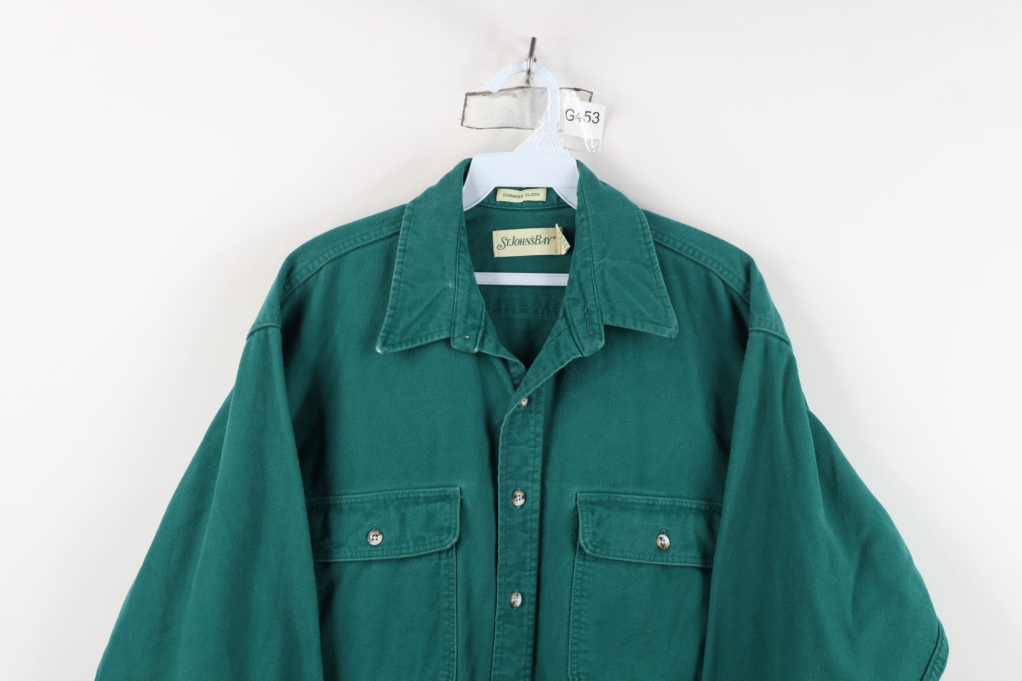 Vintage Vintage 70s Streetwear Chamois Collared Button Shirt USA Size US L / EU 52-54 / 3 - 2 Thumbnail