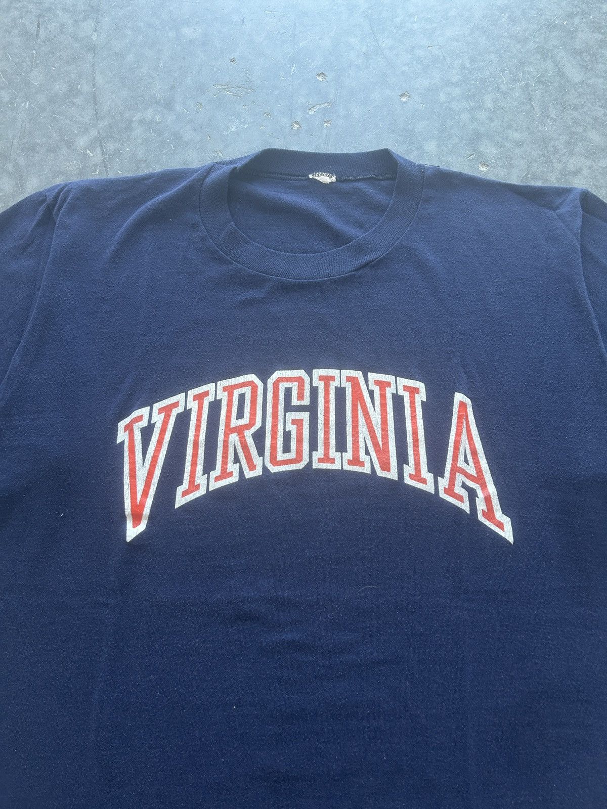 Vintage Vintage 80s University of Virginia Graphic Tee Size US M / EU 48-50 / 2 - 1 Thumbnail