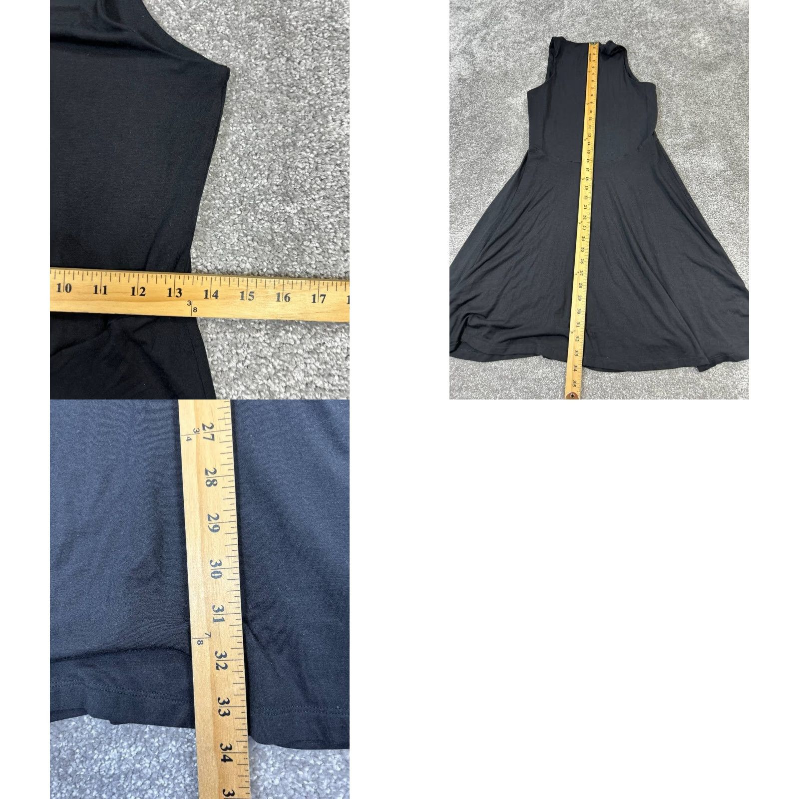 Athleta Athleta Dress Womens Medium Black Blouson Size M / US 6-8 / IT 42-44 - 8 Thumbnail