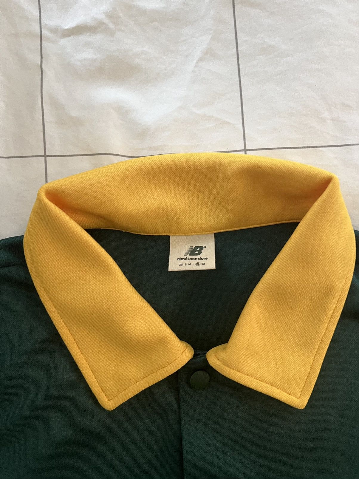 Aime Leon Dore × New Balance Aime Leon Dore ALD/New Balance SONNY NY Warm Up Top Green XL Size US XL / EU 56 / 4 - 5 Thumbnail