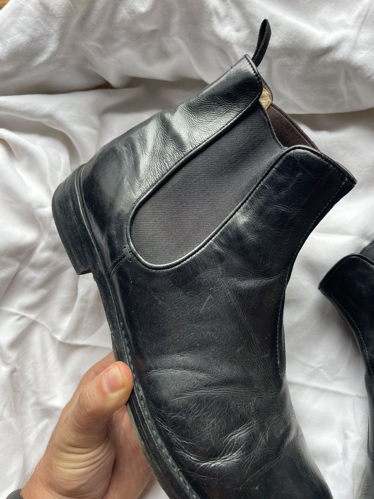 Officine Creative Oficine Creative black chelsea Leather Boots Guidi style Size US 10 / EU 43 - 5 Thumbnail