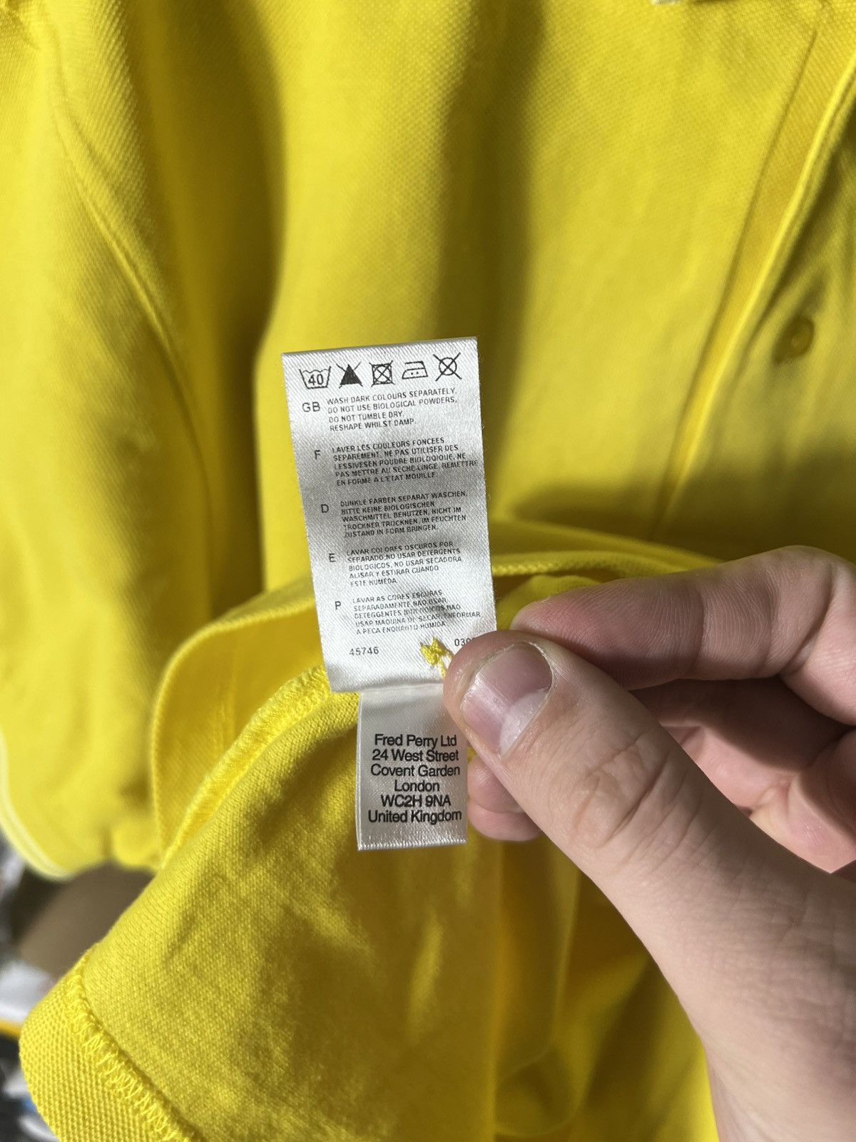 Fred Perry 🌿 Fred Perry Vintage Polo — Bright Yellow (XL) Size US XL / EU 56 / 4 - 9 Thumbnail