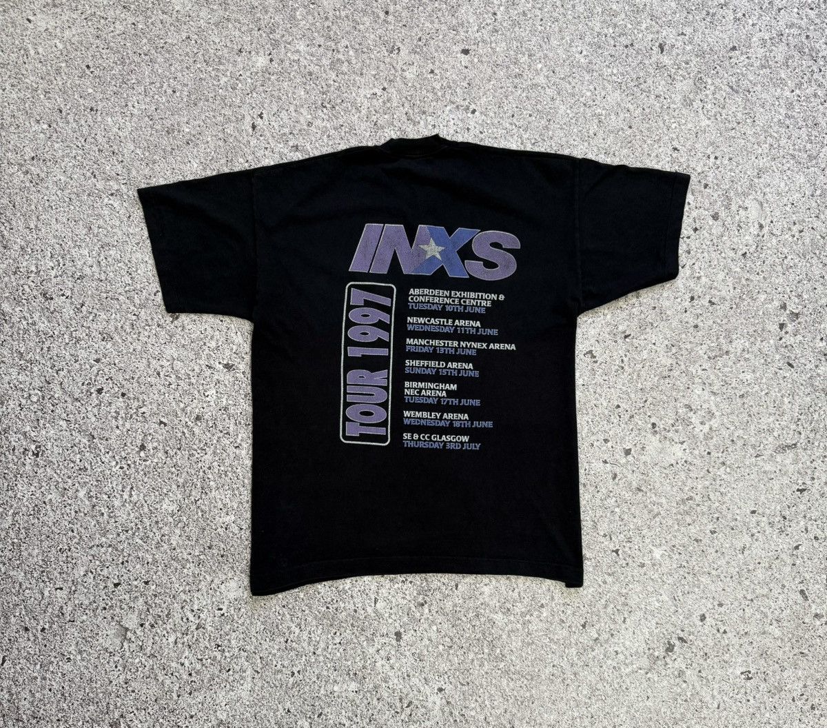 Band Tees × Vintage Vintage INXS Rock Band Retro Tour 1997 T-Shirt Y2K Hype Size US XL / EU 56 / 4 - 6 Thumbnail