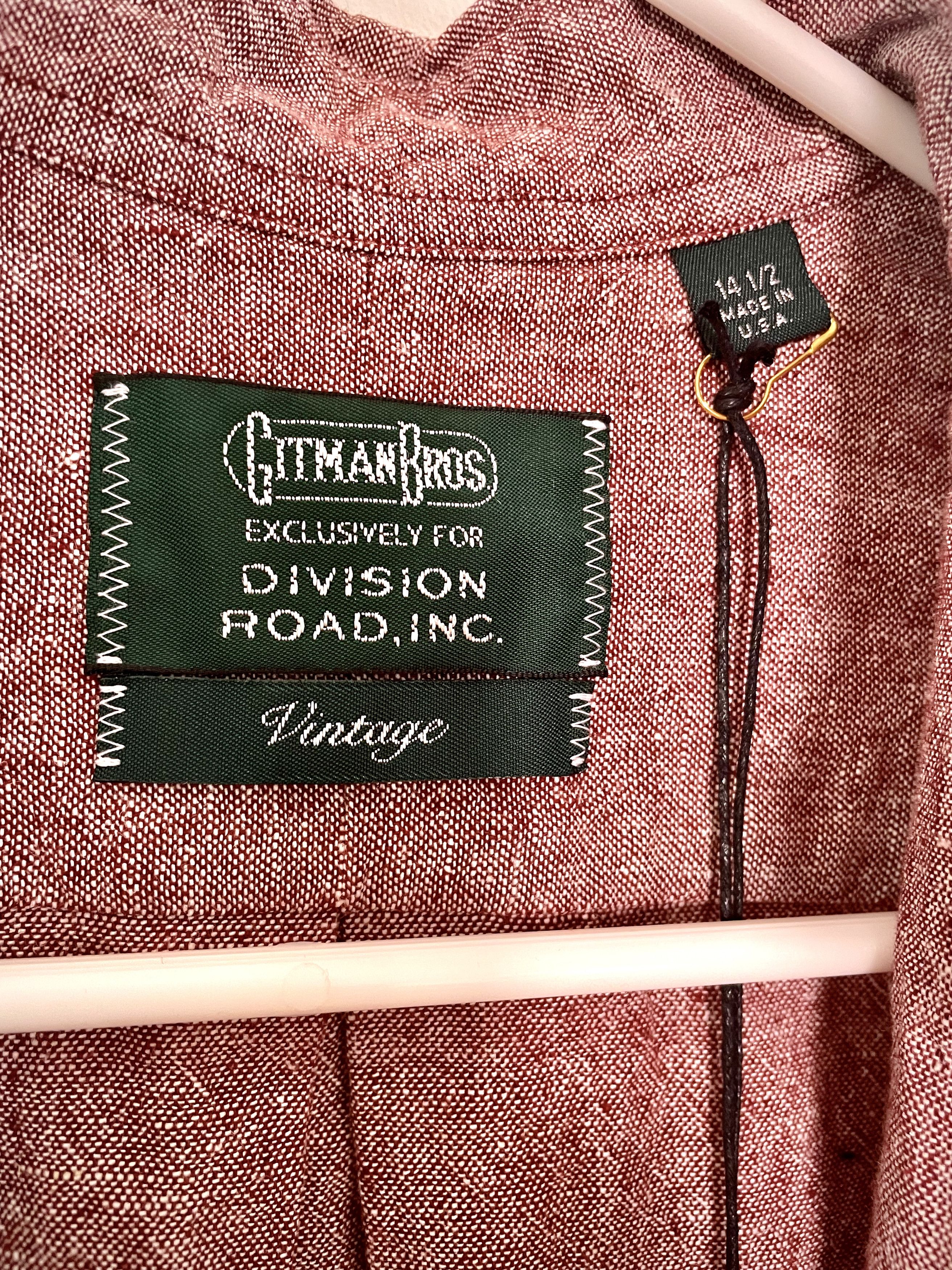 Gitman Bros. Vintage Gitman Vintage Japanese Cotton/Linen Slub Chambray Shirt Size US S / EU 44-46 / 1 - 5 Thumbnail