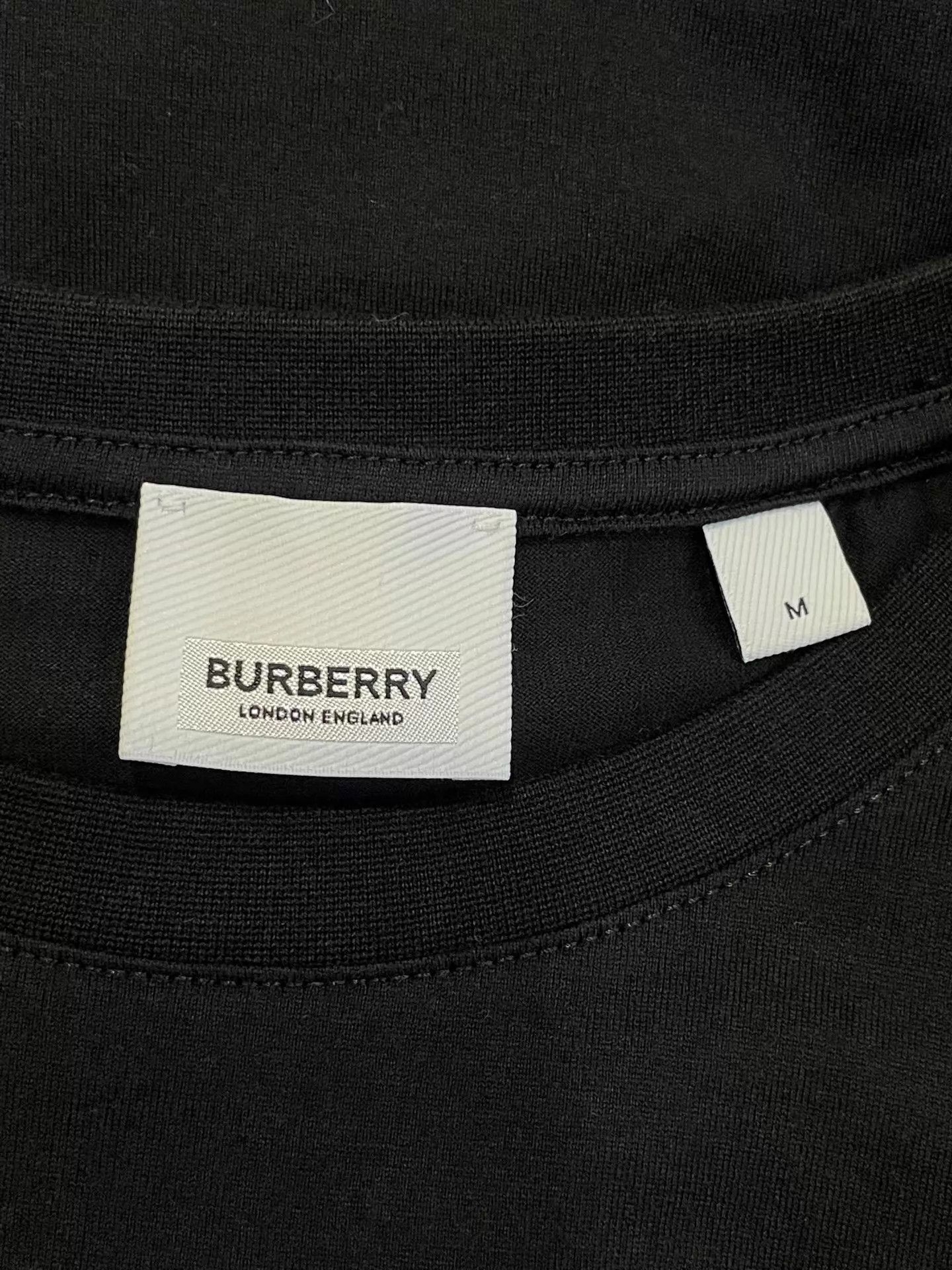 Burberry Burberry Black Short-Sleeve T-Shirt Size M Size US M / EU 48-50 / 2 - 5 Thumbnail