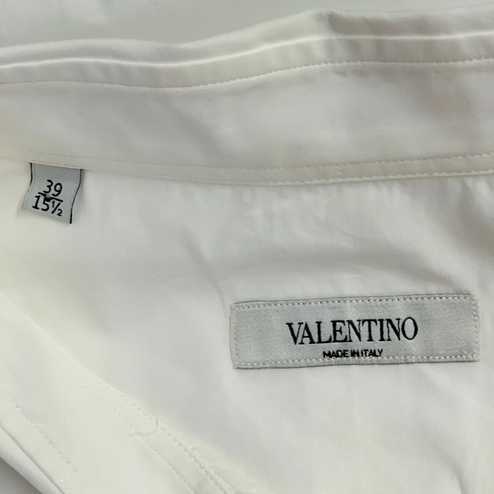 Valentino Size M White Cotton Pullover Two Pockets Oversized Short Size US M / EU 48-50 / 2 - 5 Thumbnail