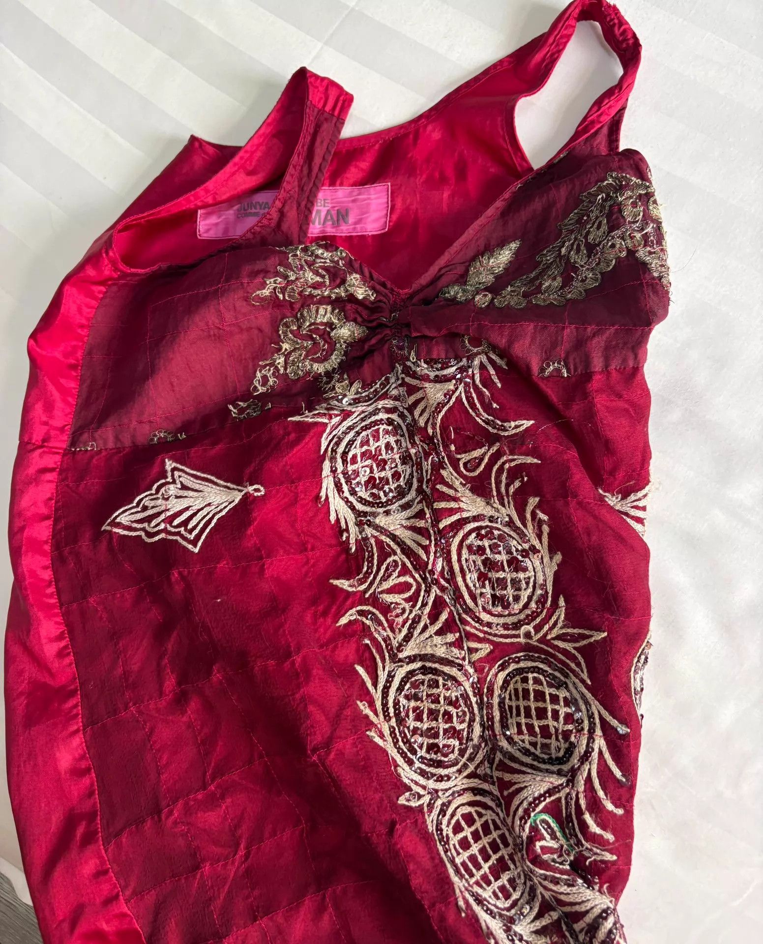 Junya Watanabe Junya Watanabe Vintage Beaded Embroidered Sleeveless S Size S / US 4 / IT 40 - 9 Thumbnail