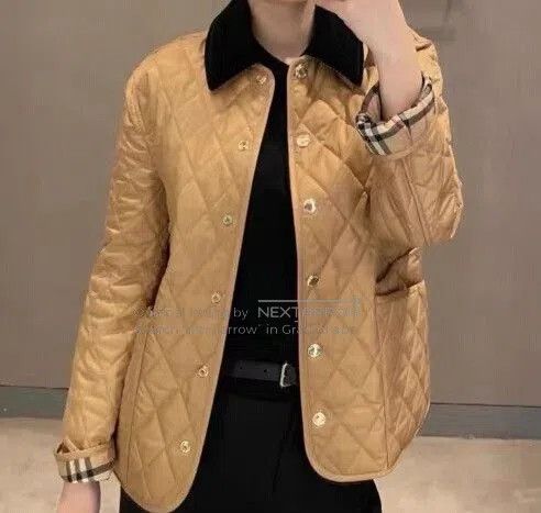 Burberry Burberry Women's Gold Cotton Long Coat. Size XL / US 12-14 / IT 48-50 - 8 Thumbnail