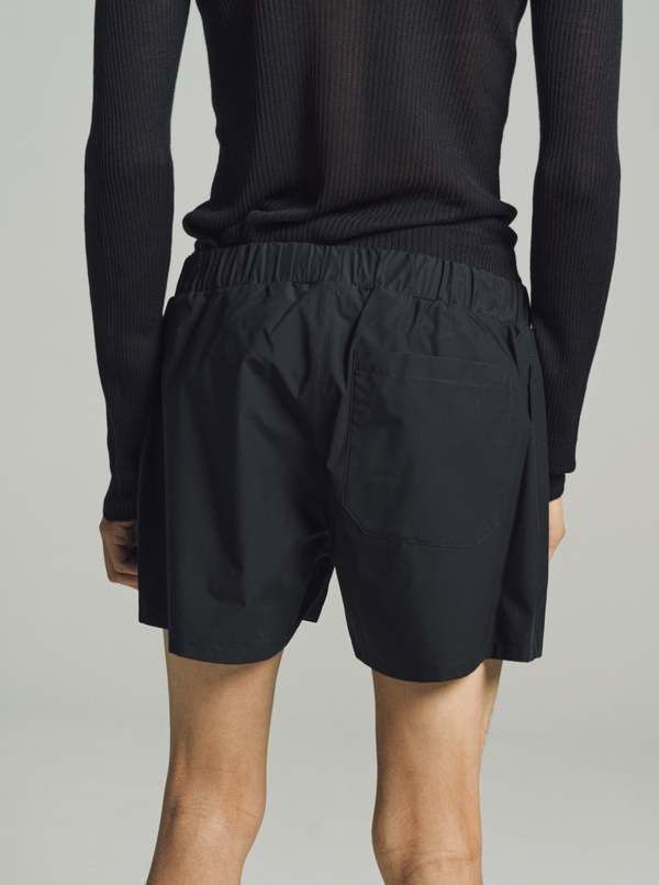 RIER Rier waxed cotton shorts - black Size US 30 / EU 46 - 1 Thumbnail