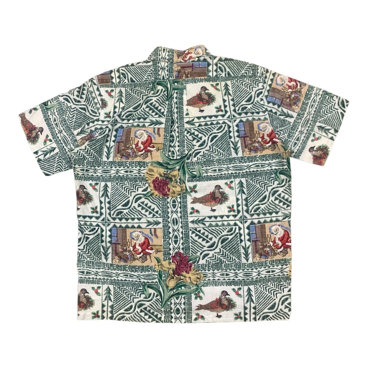Reyn Spooner Vtg Mele Kalikimaka Reyn Spooner Tropical Hawaiian Shirt Size US L / EU 52-54 / 3 - 5 Thumbnail