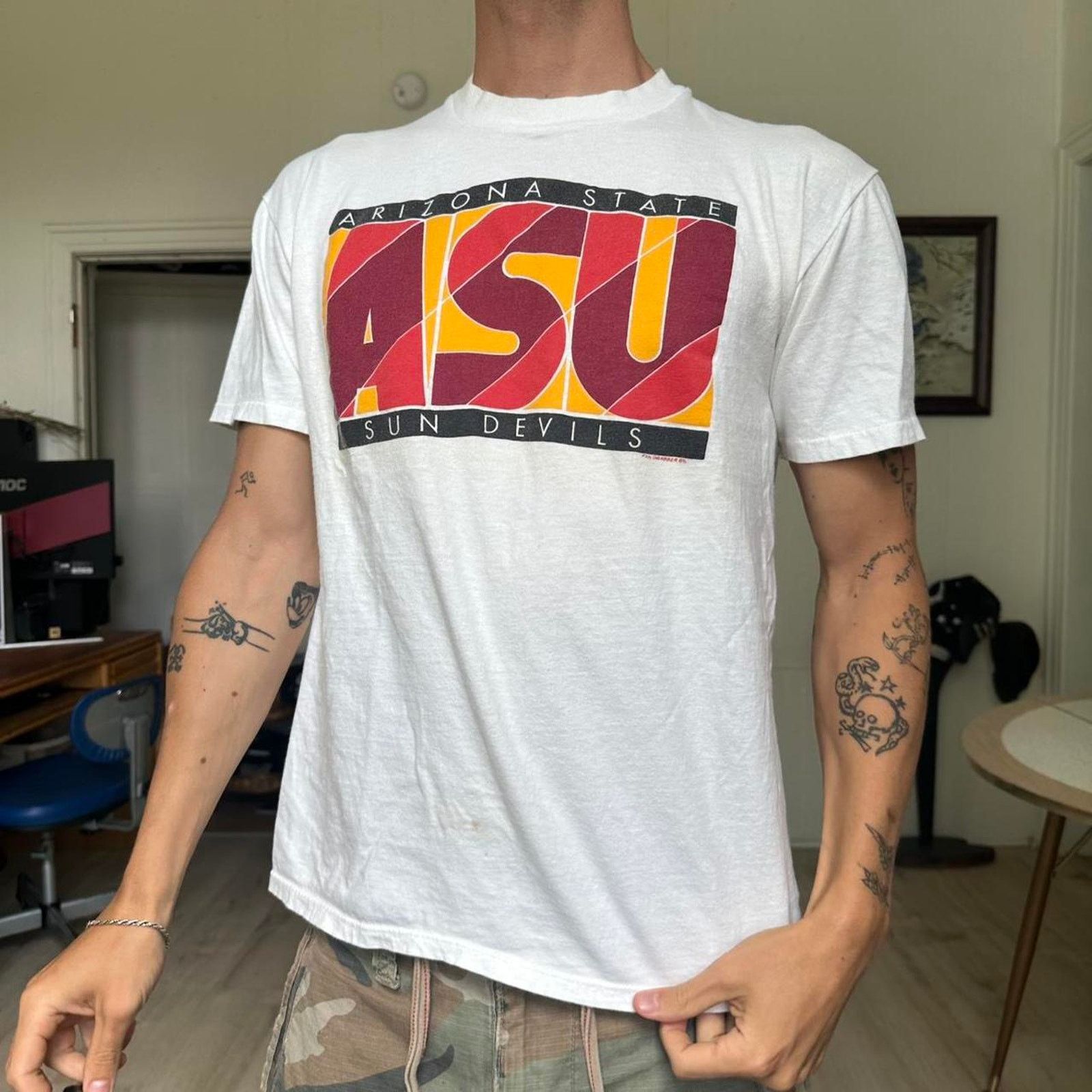 80's VINTAGE アリゾナ サンデビルズ ローズボール スウェット 80's VINTAGE アリゾナ サンデビルズ ローズボール スウェット