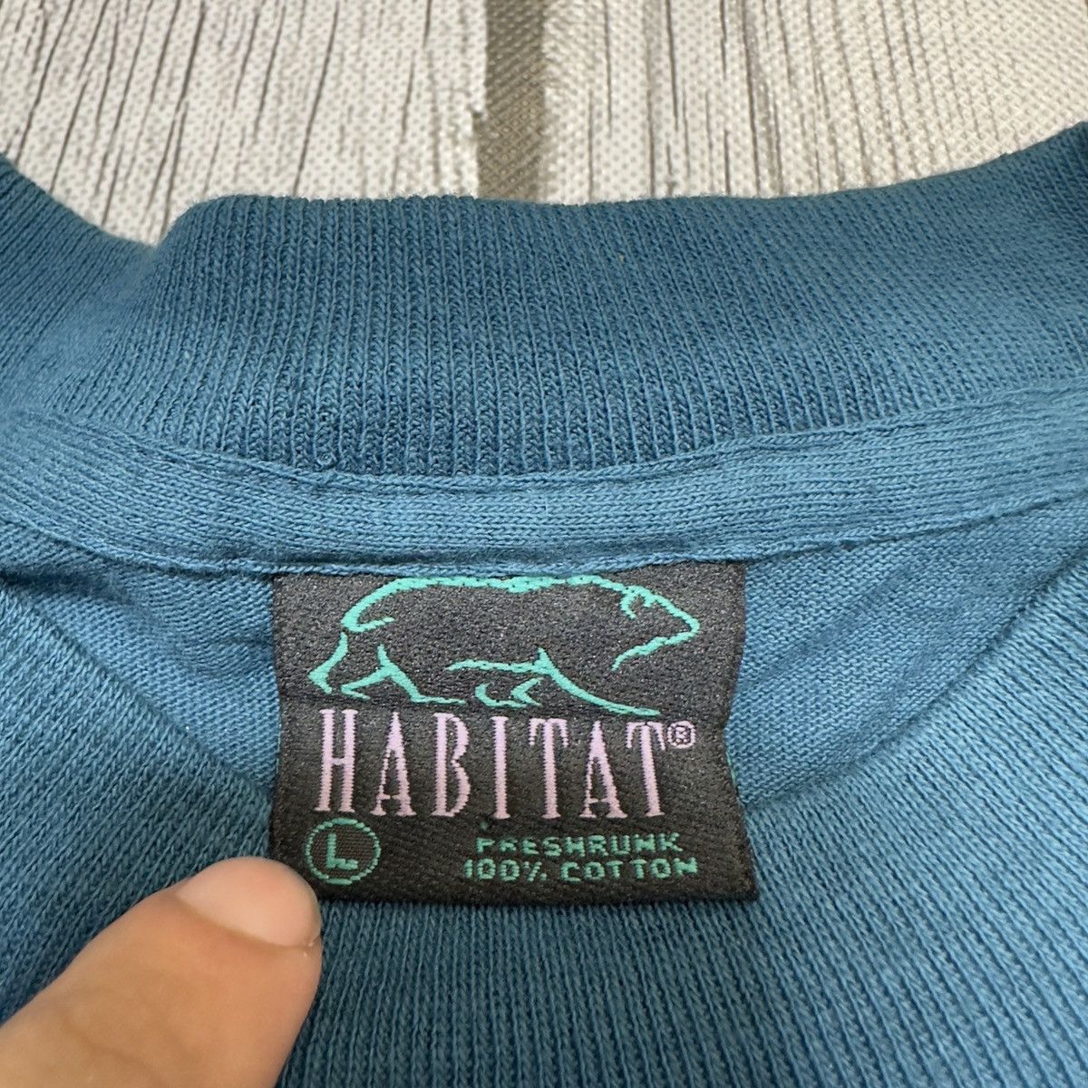 Habitat × Vintage Vintage Wolves tee Size US L / EU 52-54 / 3 - 4 Thumbnail