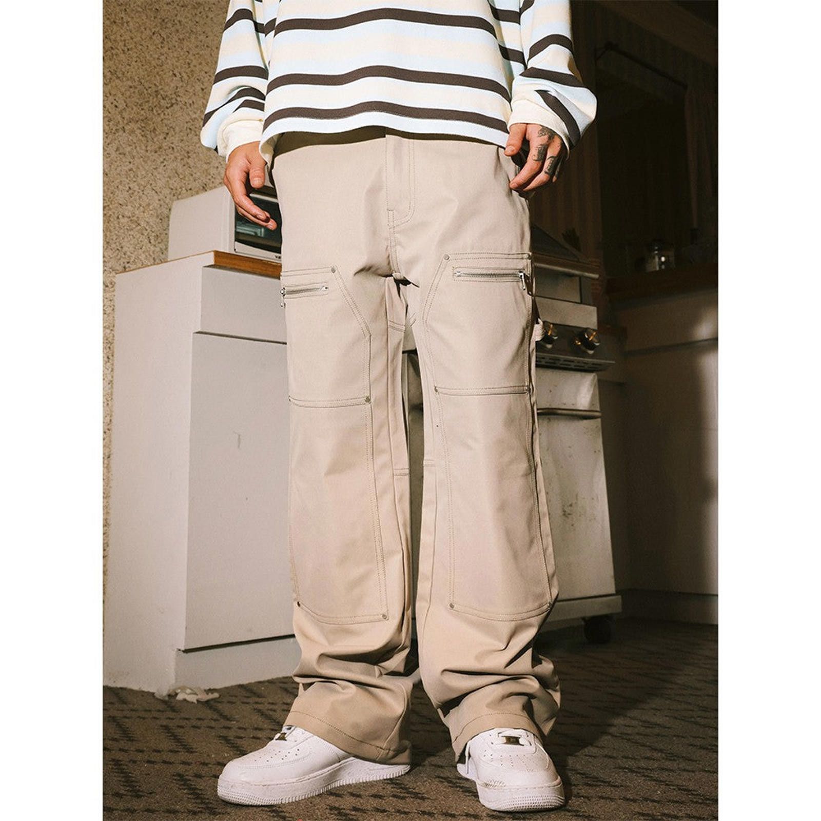 Vintage Loose Straight Stacked Carpenter Pants Size US 30 / EU 46 - 3 Thumbnail