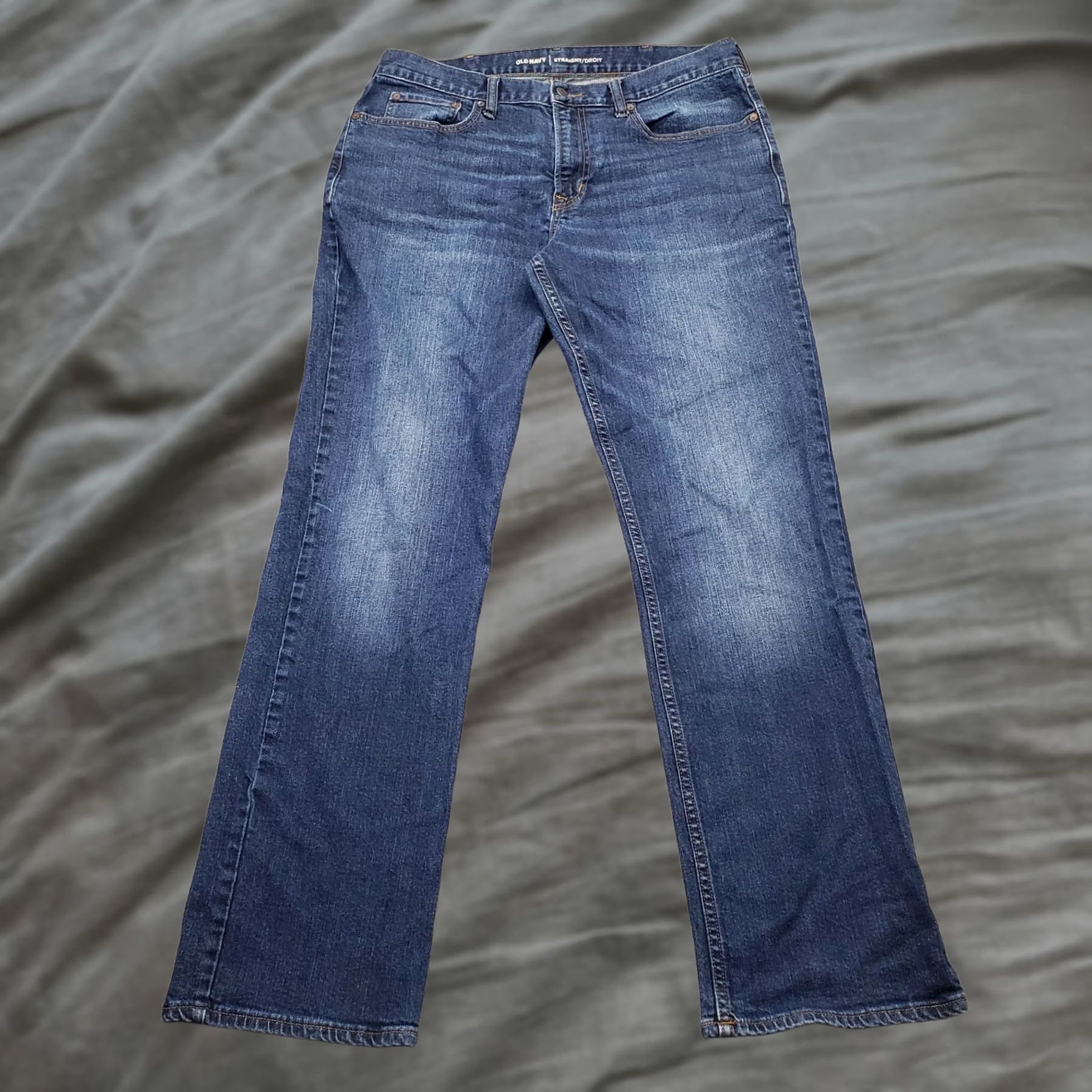Old Navy Old Navy Jeans Womens 36x34 Straight Denim Blue 5-Pocket Regular Fit XS? Size 25" / US 0 / IT 36 - 1 Thumbnail