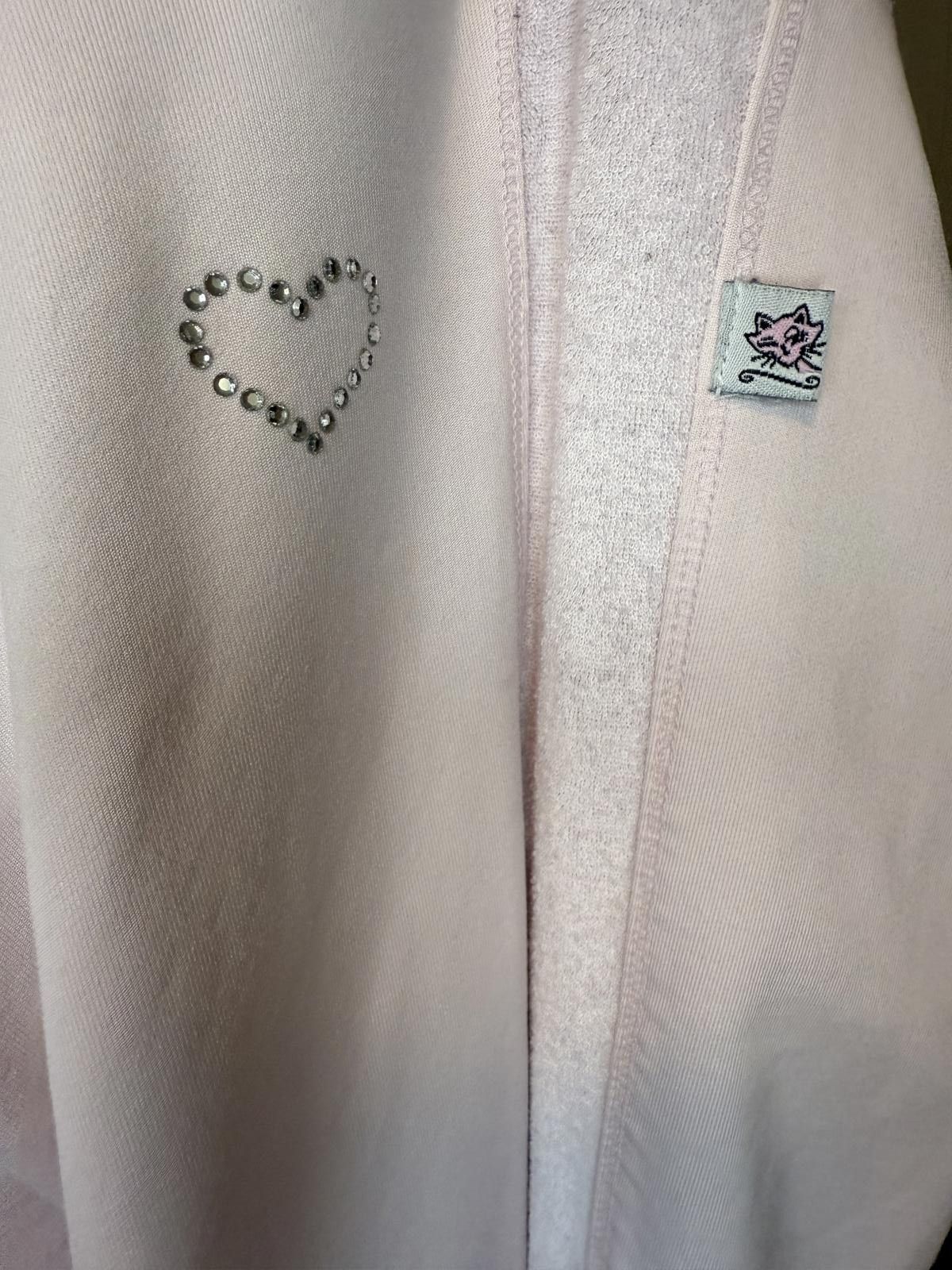 Designer Vintage 2000s LA Kitty Soft Pink Flare leg Sweatpants Size 28" / US 6 / IT 42 - 1 Thumbnail