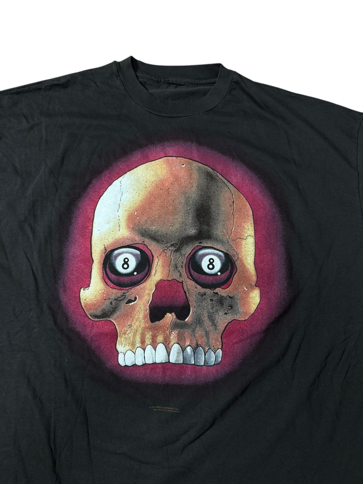 Vintage *RARE* EASYRIDERS EASY RIDERS BIKER SKULL 8 BALL VTG 90s Size US XXL / EU 58 / 5 - 2 Thumbnail