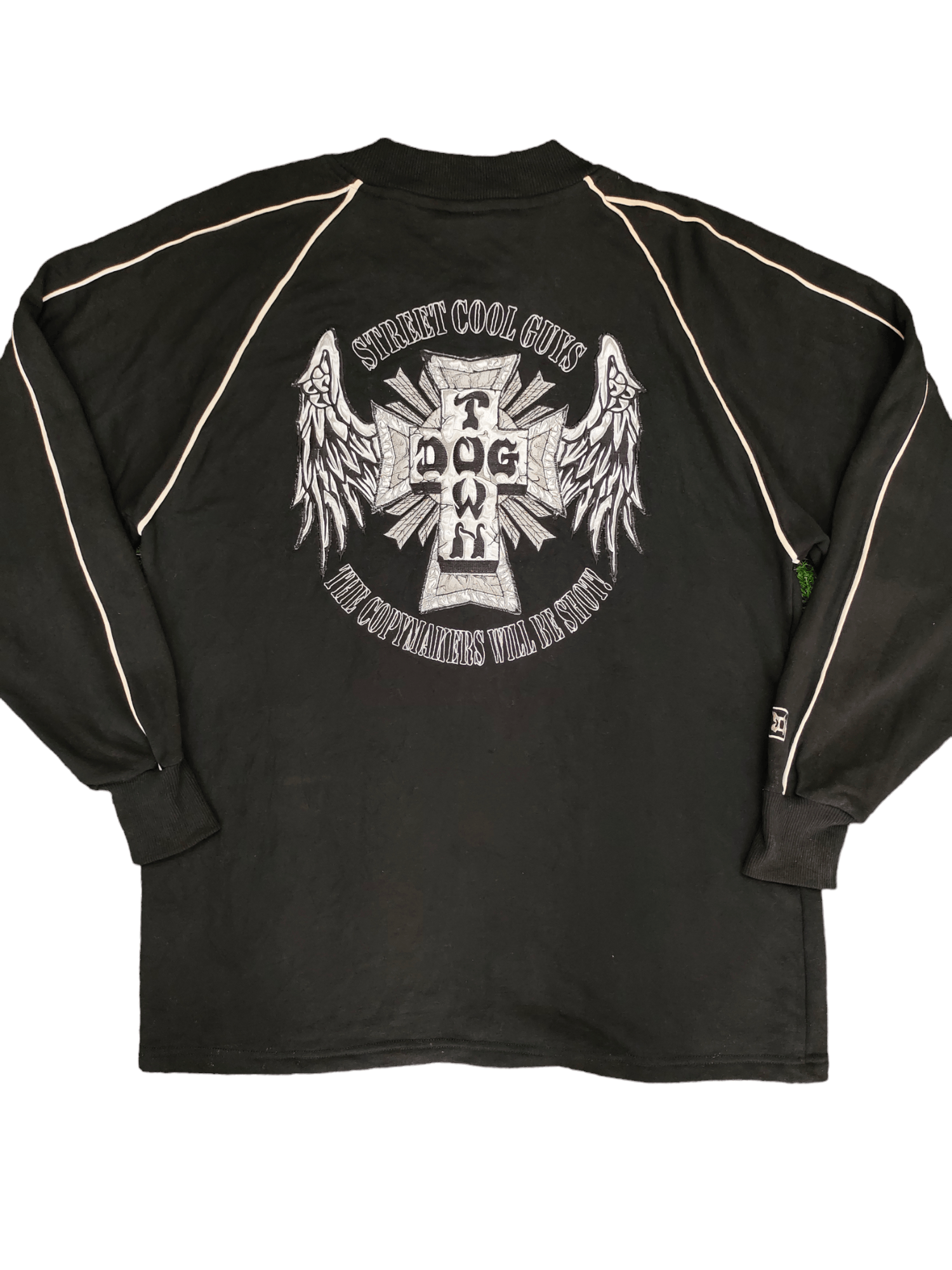 Dogtown Vintage Y2k Dogtown 'The Street Cool Guys' Button Sweater Size US XL / EU 56 / 4 - 1 Thumbnail