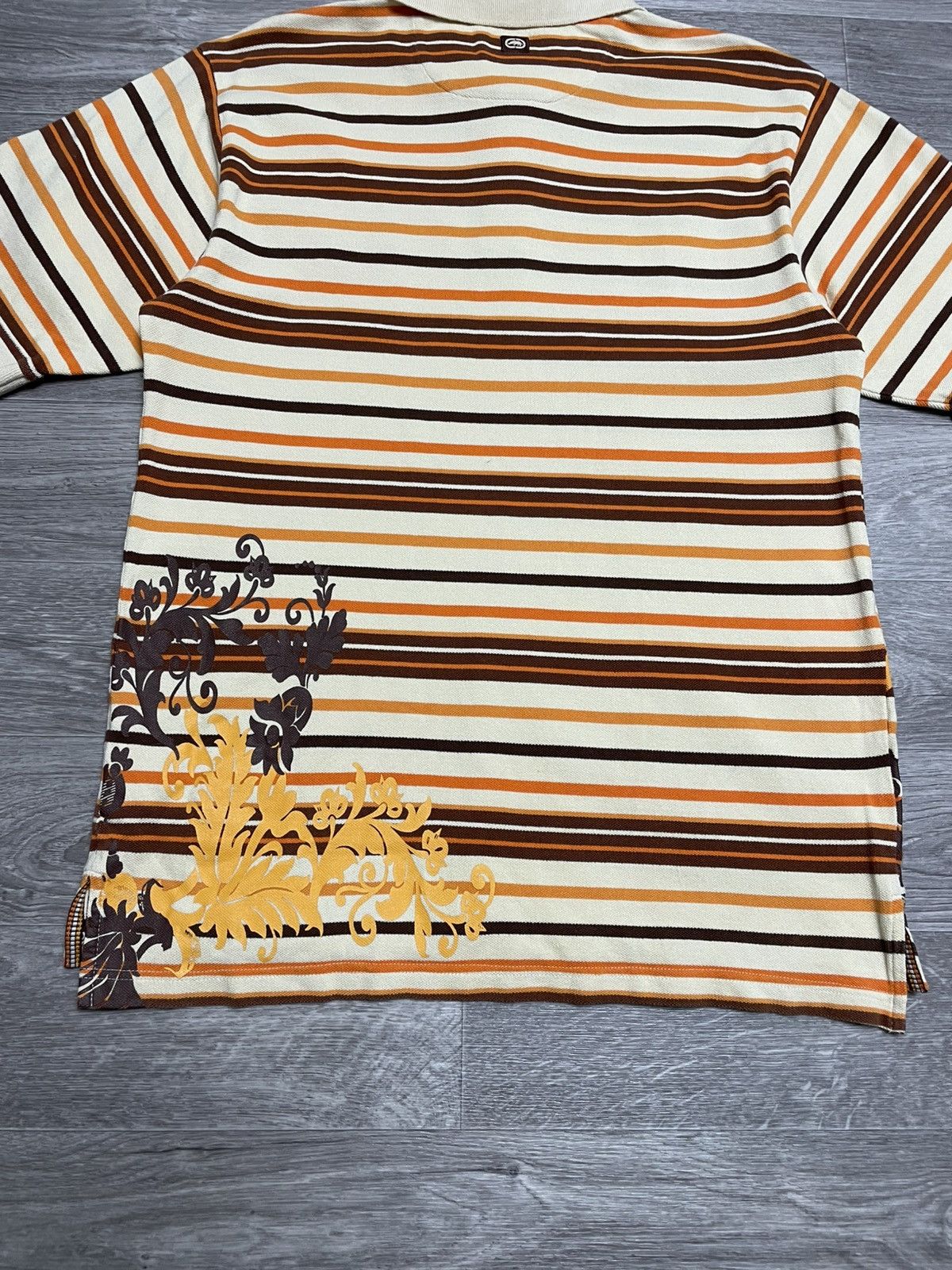 Ecko Unltd. Vintage Ecko Unltd Striped Retro Polo Shirt Hip Hop 90s Size US XL / EU 56 / 4 - 14 Thumbnail