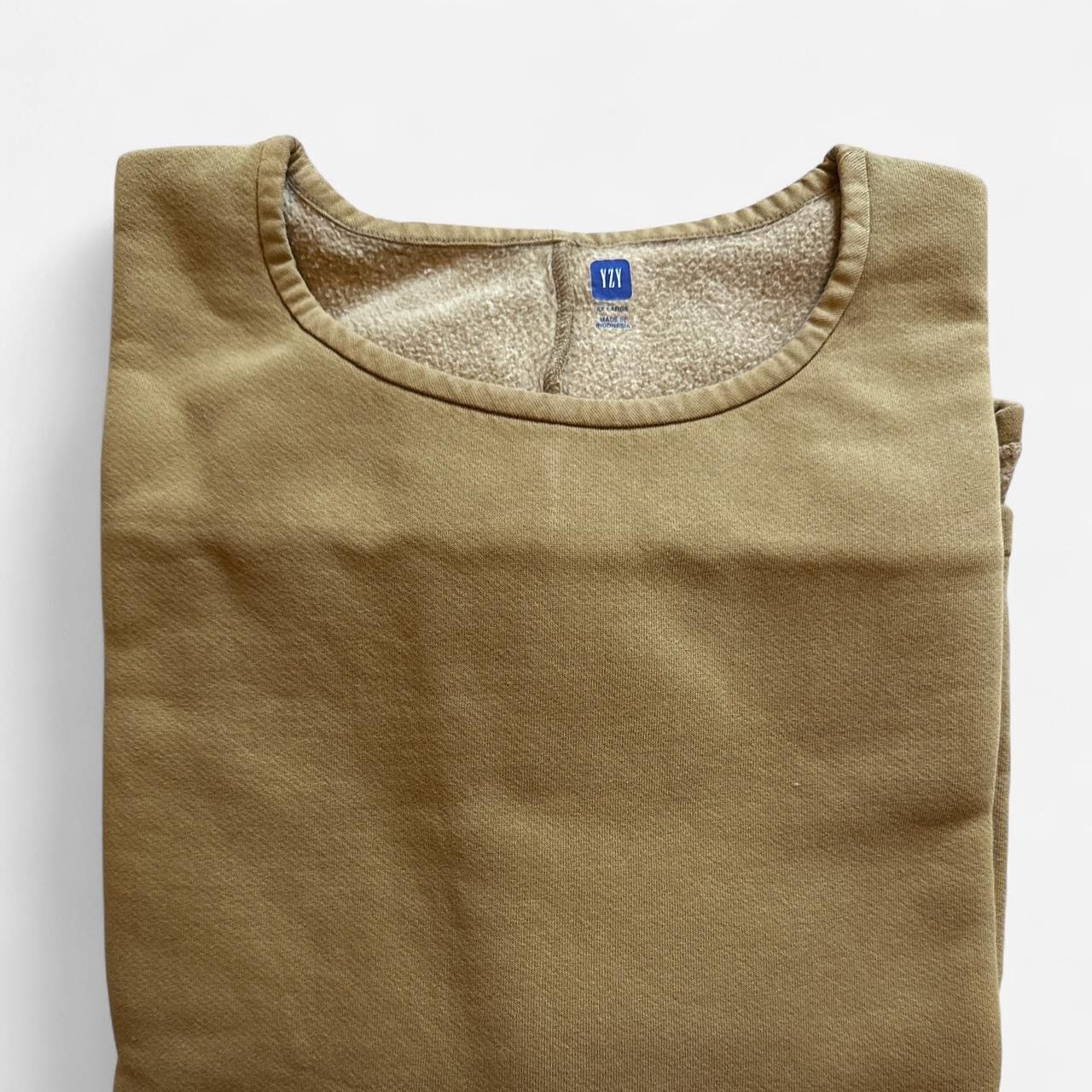 Balenciaga × Gap × Yeezy Yeezy Gap Fleece Yoke Tee Bronze Size US XS / EU 42 / 0 - 5 Thumbnail
