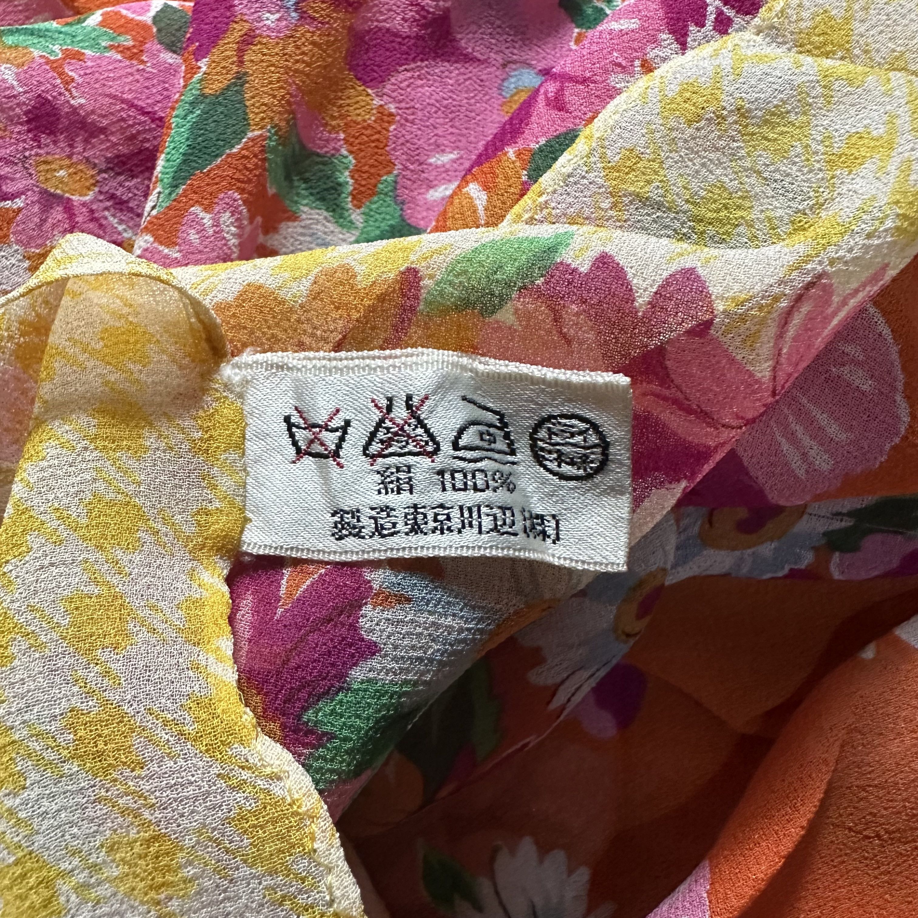 Japanese Brand × Kenzo × Silk Laundry 🔥RARE🔥Kenzo Paris Silk Neckerchief Scarf Headband Size ONE SIZE - 6 Thumbnail