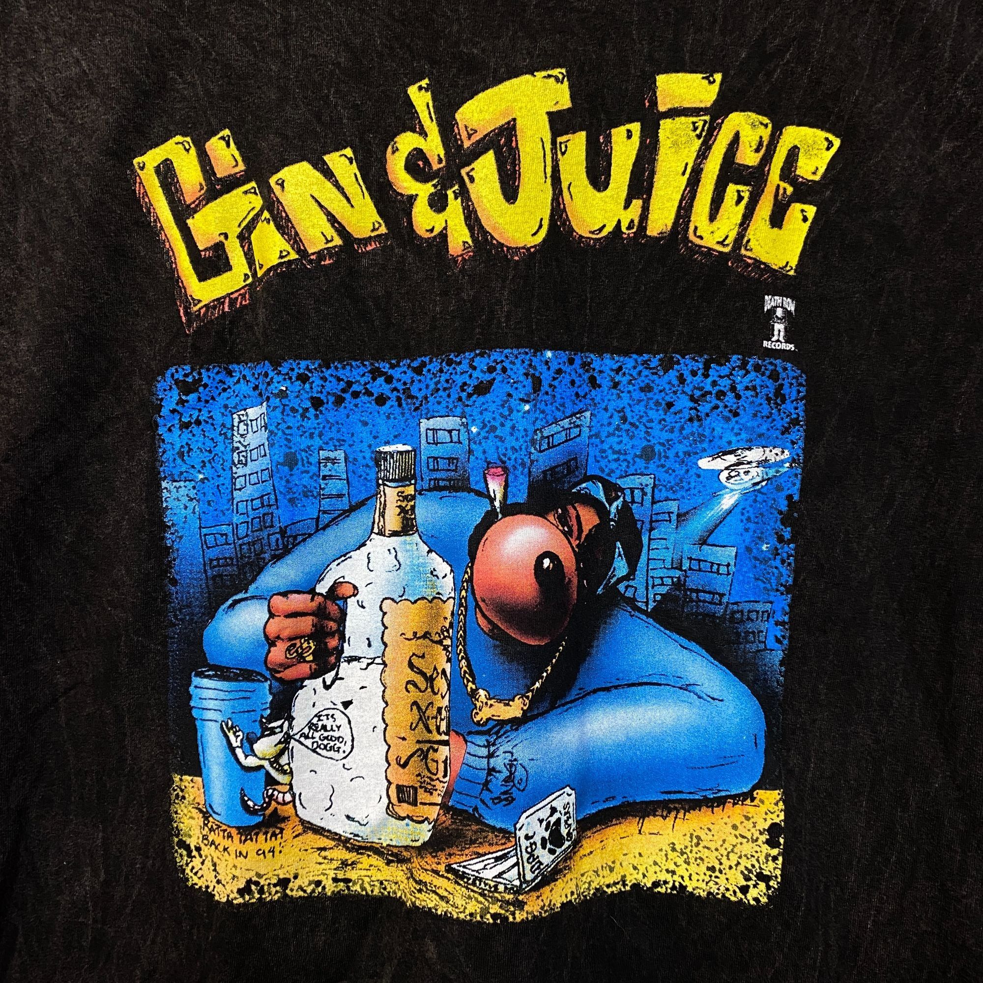 Death Row Records Death Row Records Snoop Doggy Dogg Gin & Juice Rap Tee M/L Size US L / EU 52-54 / 3 - 2 Thumbnail