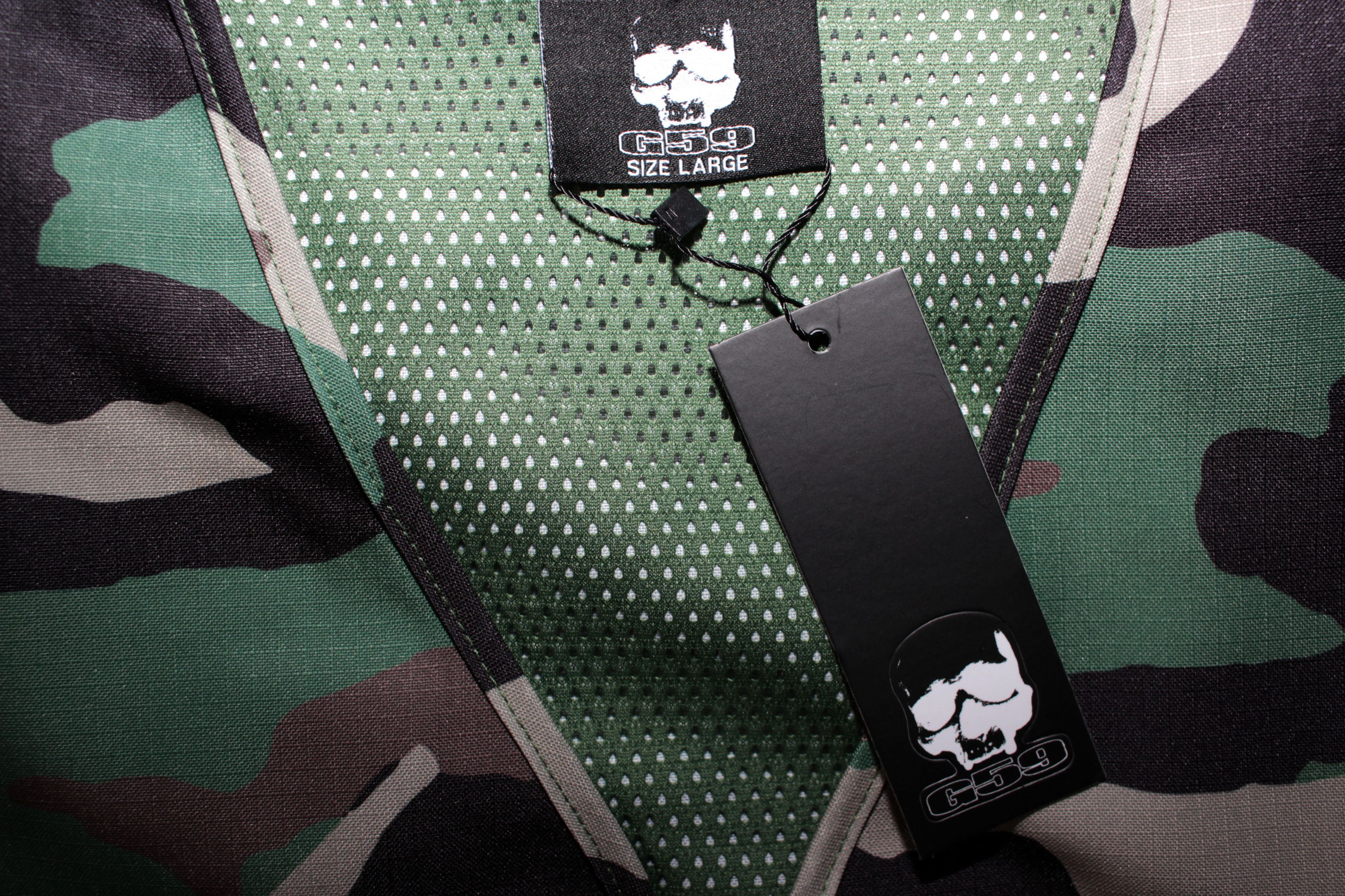 G59 Records G59 RECORDS - Tactical Vest (Woodland Camo) Size US L / EU 52-54 / 3 - 5 Thumbnail