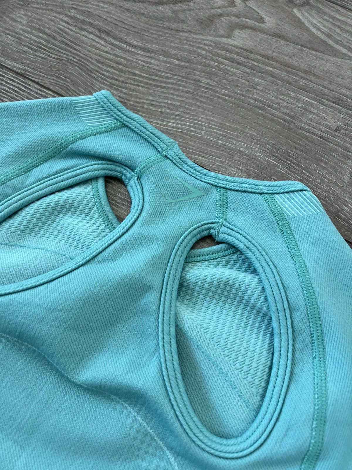 Gymshark ‼️Gymshark Onyx Central Logo Seamless Crop Top‼️ Size XS / US 0-2 / IT 36-38 - 19 Thumbnail