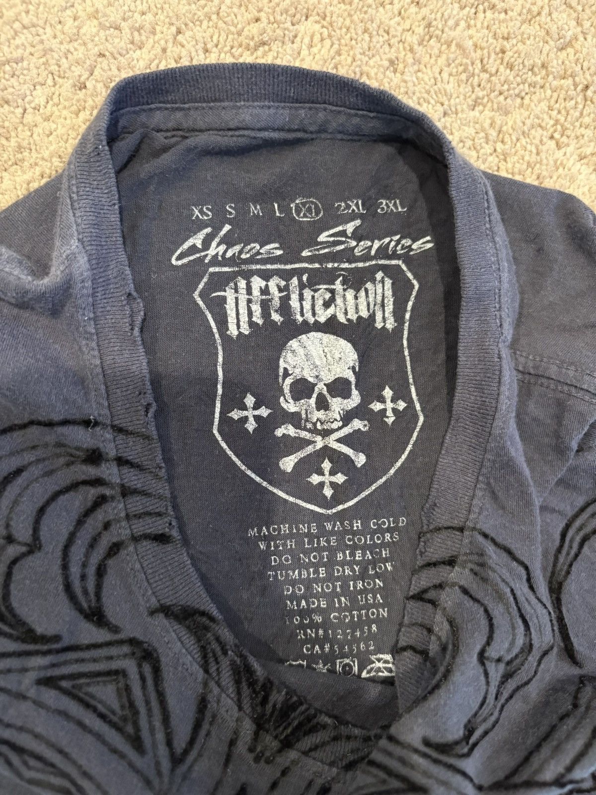 Affliction Vintage Affliction Tee Size US XL / EU 56 / 4 - 6 Thumbnail