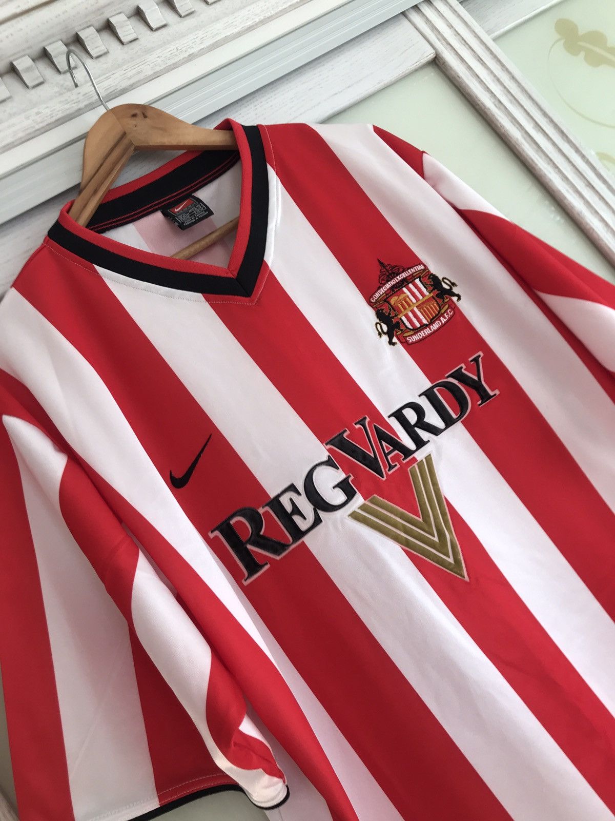 Nike × Vintage Vintage Sunderland 2000-2002 Home Soccer Jersey Football Size US XL / EU 56 / 4 - 3 Thumbnail
