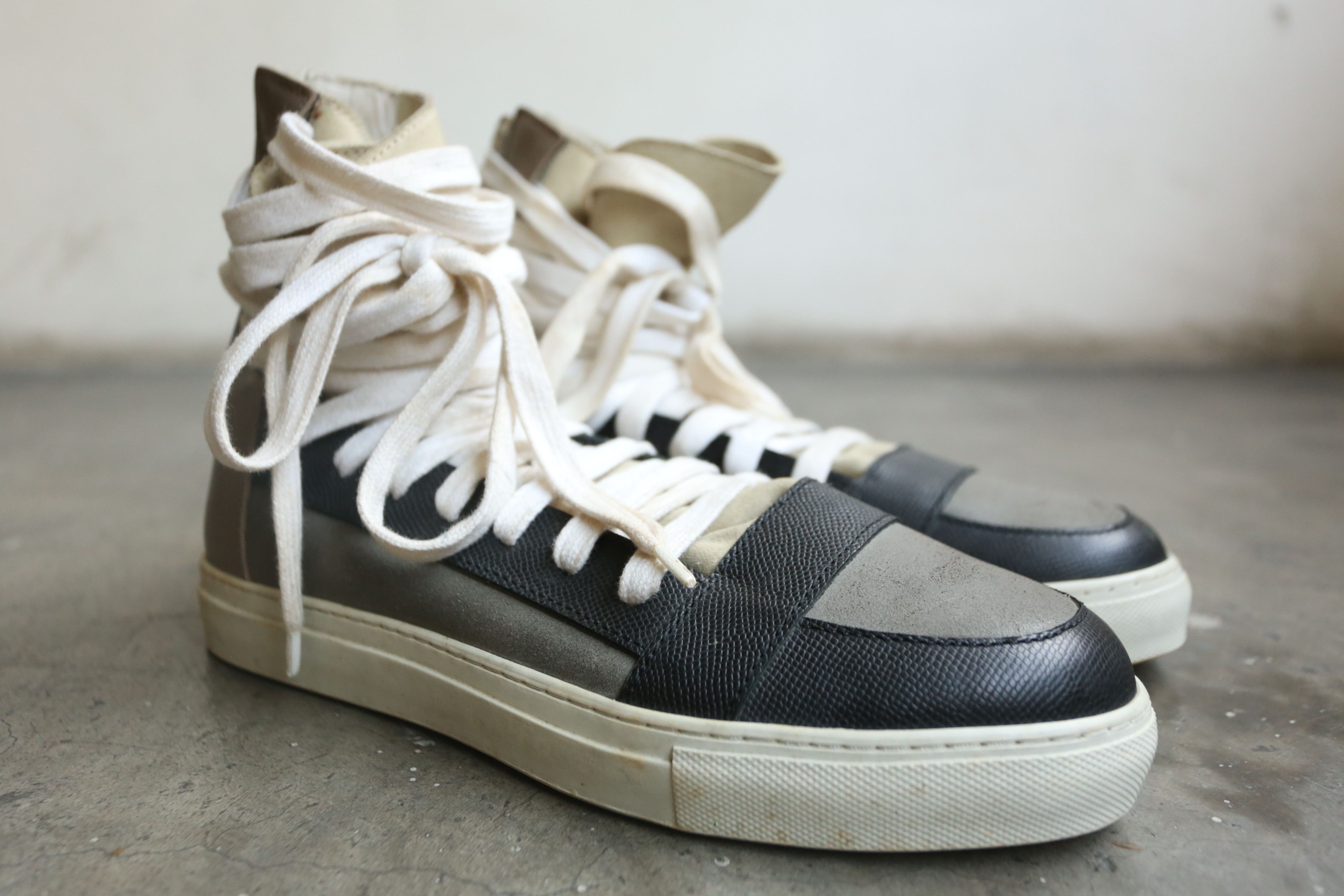 Kris Van Assche Krisvanassche - Icarus High-Top Sneakers Size US 7 / EU 40 - 1 Thumbnail