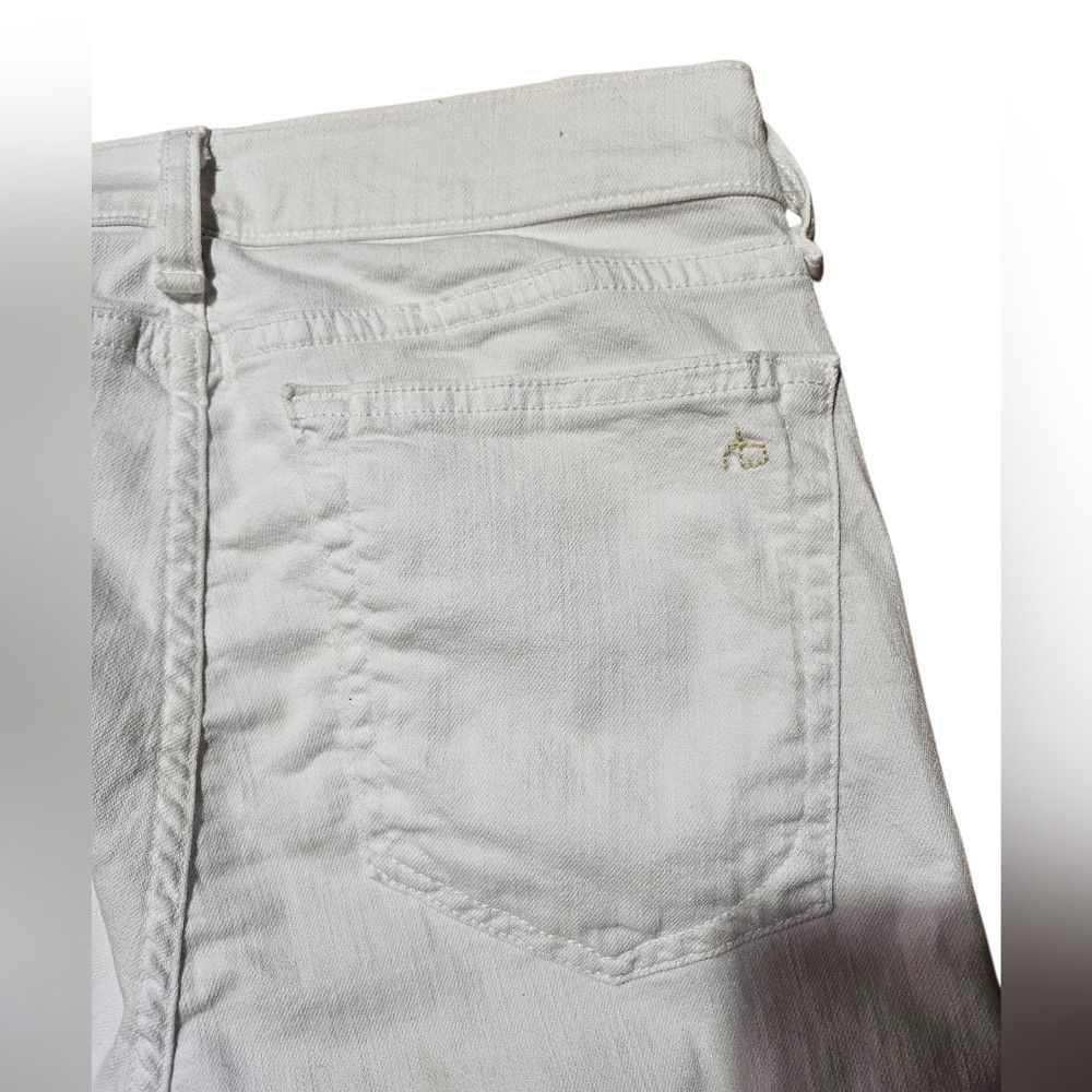 Rag & Bone Rag & Bone Dre Slim Boyfriend Jean White 25 Size 25" / US 0 / IT 36 - 3 Thumbnail