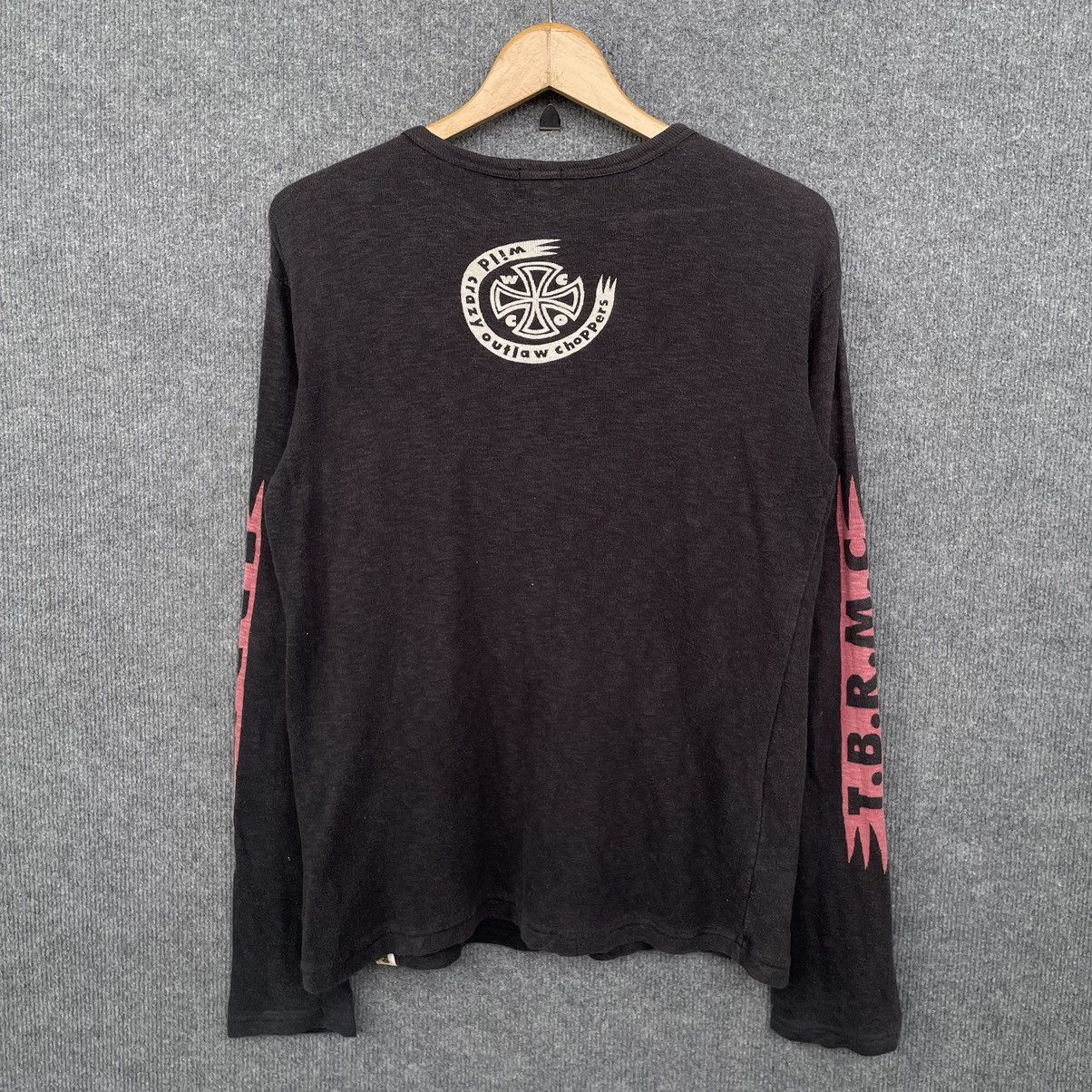 Affliction × Japanese Brand × West Coast Choppers The Black Rods Motorcycle Outlaw Choppers Loopwheel Cotton Size US M / EU 48-50 / 2 - 8 Thumbnail
