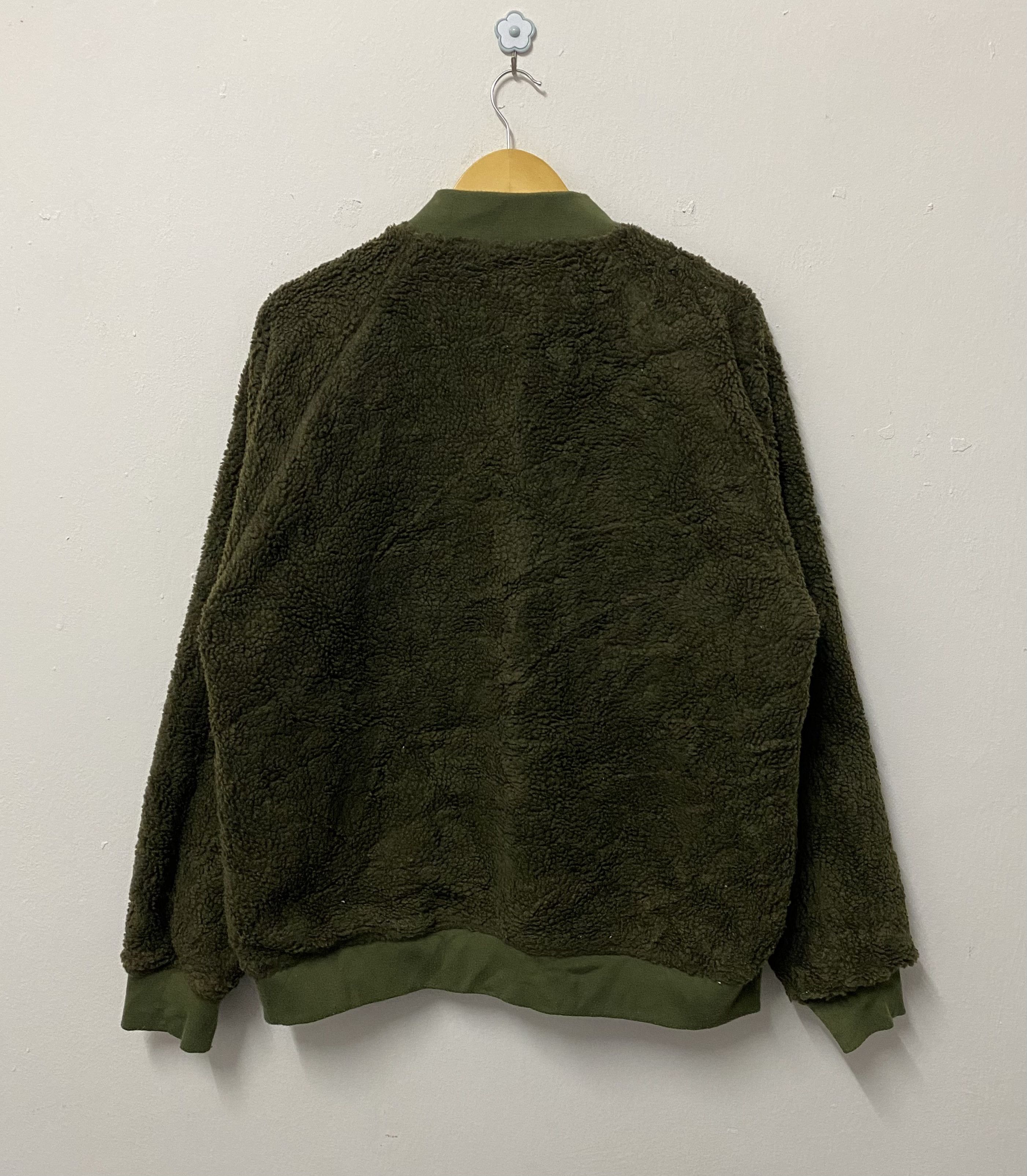 Katharine Hamnett London Vintage Katharine Hamnett Reversible Bomber/Fleece Jacket Size US L / EU 52-54 / 3 - 4 Thumbnail