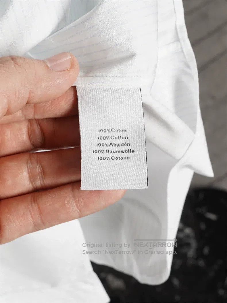 Hermes Hermes size 39 Men's striped white shirt Size US XXS / EU 40 - 7 Thumbnail
