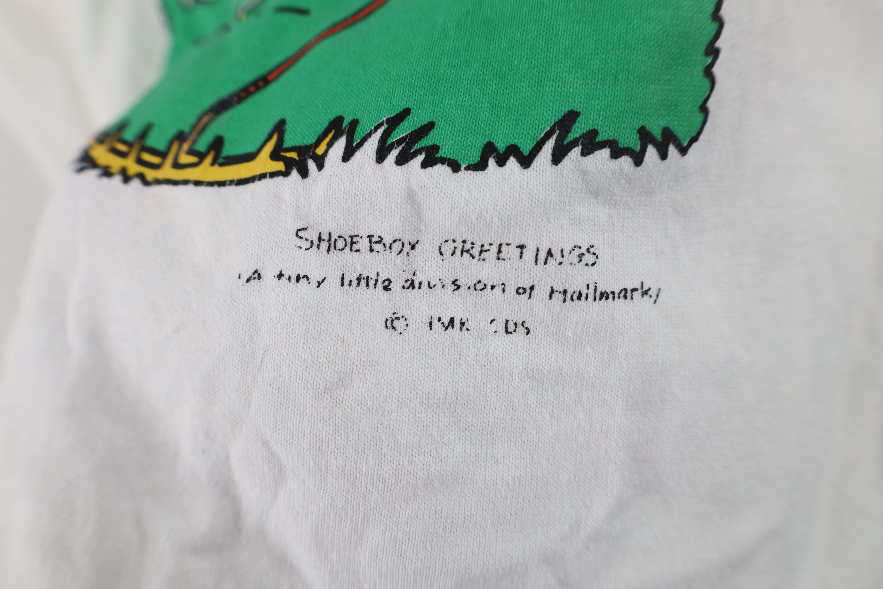 Vintage Vintage 90s Streetwear Lawn Work Is Never Done T-Shirt USA Size US XL / EU 56 / 4 - 5 Thumbnail