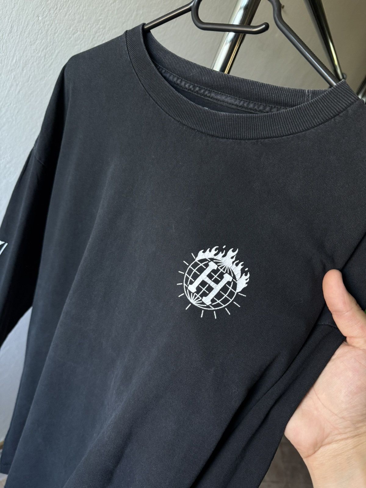 Huf × Thrasher HUF x Thrasher Washed Thrashed Longsleeve Tshirt Skate Size US XL / EU 56 / 4 - 12 Thumbnail