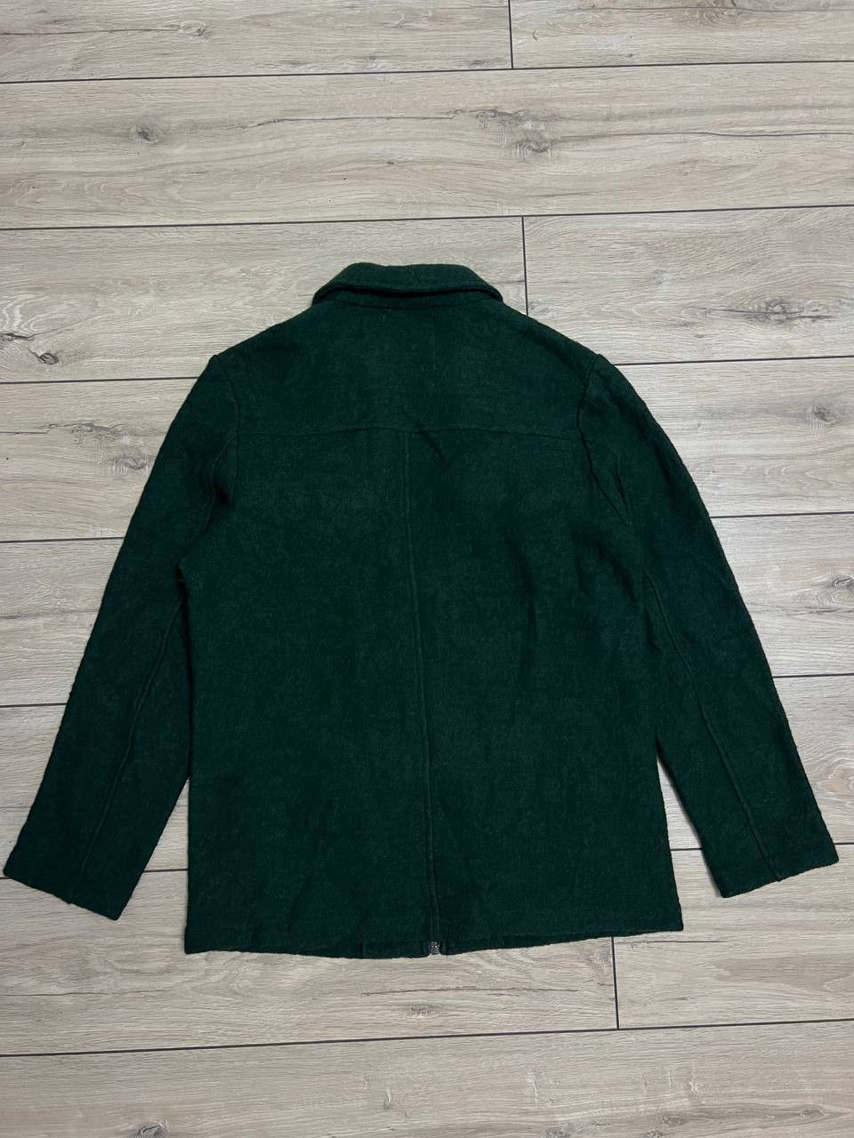 Hardy Amies Hardy Amies Boiled Wool Shirt Jacket Long Sleeve Full Zip Size US L / EU 52-54 / 3 - 5 Thumbnail