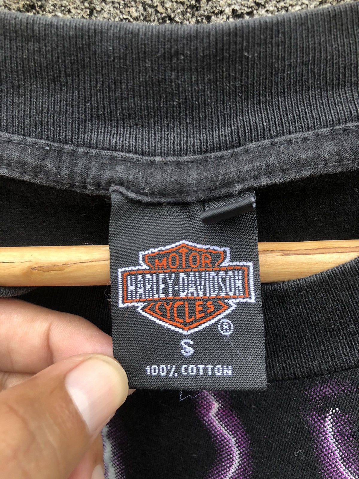 Harley Davidson Vintage Harley Davidson Thunder & Ligthing Tshirt Bootleg Size US XXL / EU 58 / 5 - 3 Thumbnail