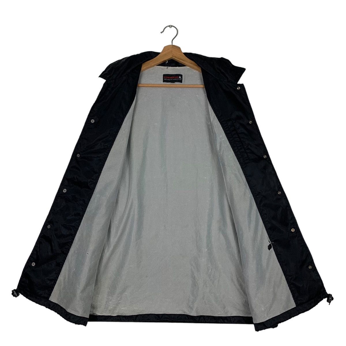 Converse 90's CONVERSE Big Logo Hooded Coach Jacket #0831-C37 Size US L / EU 52-54 / 3 - 11 Thumbnail