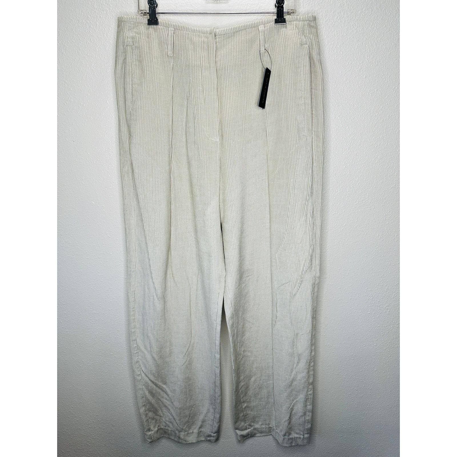 Brunello Cucinelli NWT Brunello Cucinelli Sand Beige Pleated Corduroy Pant 12 Size 34" / US 12 / IT 48 - 3 Thumbnail
