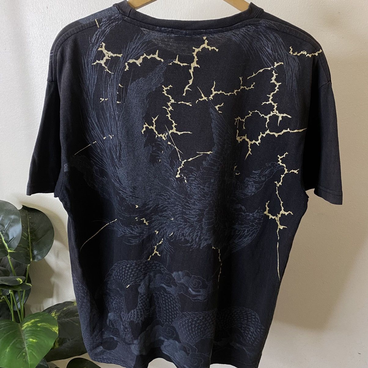 Japanese Brand Japan Motive Sukajan Karakuri Tamashii Ed Hardy Style Faded Size US L / EU 52-54 / 3 - 8 Thumbnail