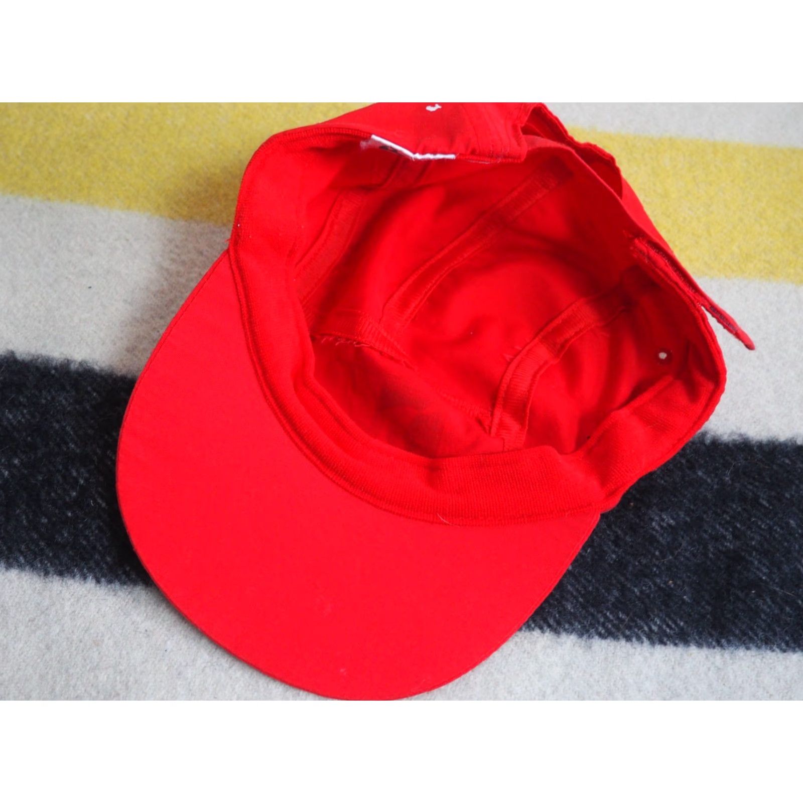 Vintage VINTAGE 90s STP Seattle Portland Cycling Biking Red Panel Outdoor Hat Cap OSFM Adjustable Men Mens Size ONE SIZE - 4 Thumbnail