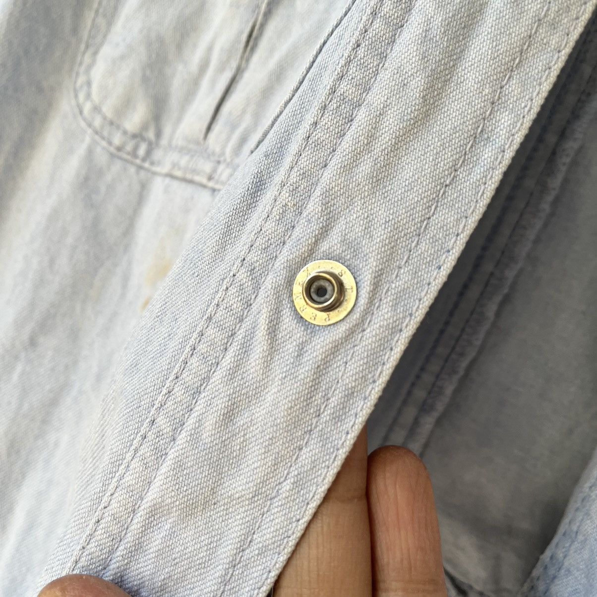 Edwin Vintage Edwin MR 50C Denim Chore Jacket – Made in Japan Size XS / US 0-2 / IT 36-38 - 13 Thumbnail