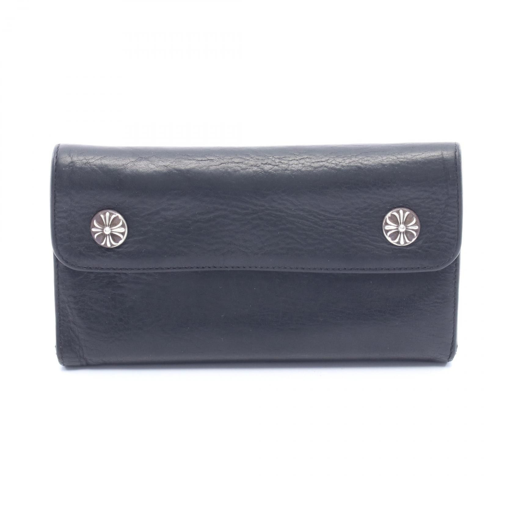 Chrome Hearts Chrome Hearts Heavy Leather Wave Wallet | Grailed