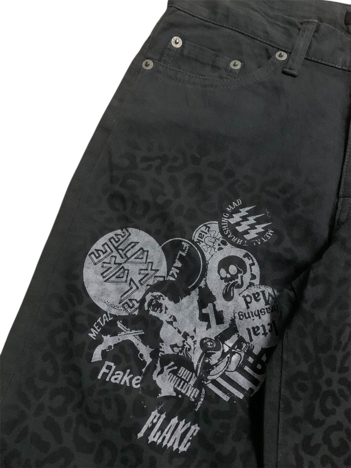 Hysteric Glamour 💥Japanese Flake Japan Punk Gothic Pant Size 28" / US 6 / IT 42 - 5 Thumbnail
