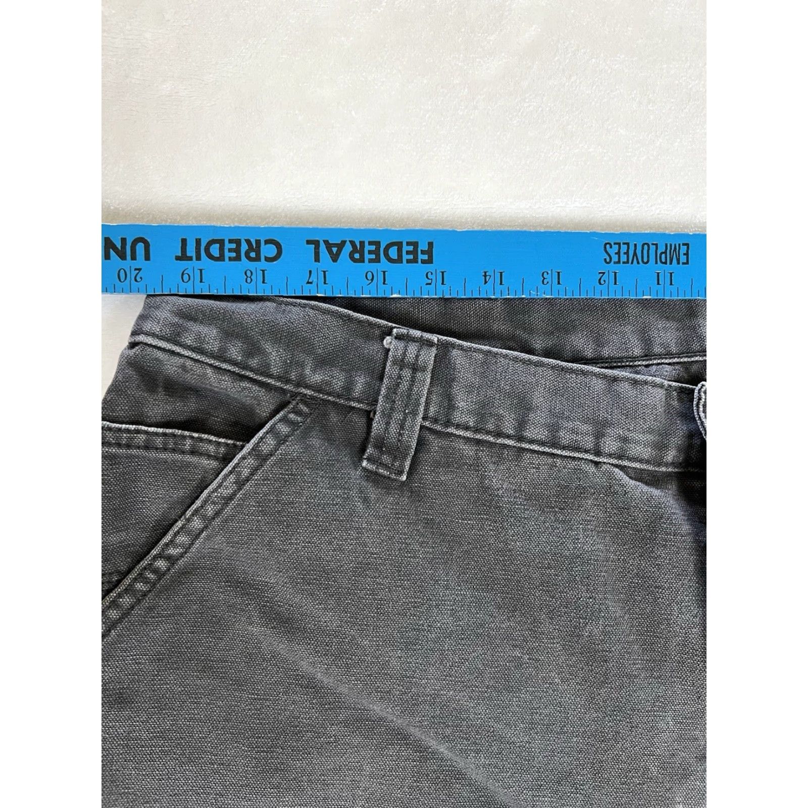 Vintage Wolverine Carpenter Pants Mens 40x32 Dark Gray Workwear Casual 90s Biker Cars Cotton Cotton 40 Regular Pants Mens Size US 40 / EU 56 - 6 Thumbnail
