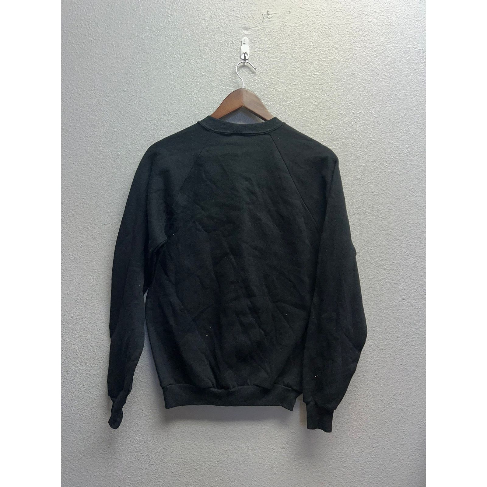 Jerzees Vintage The Stadium Club Sweatshirt Black 1990s 90s Medium Size US M / EU 48-50 / 2 - 6 Thumbnail