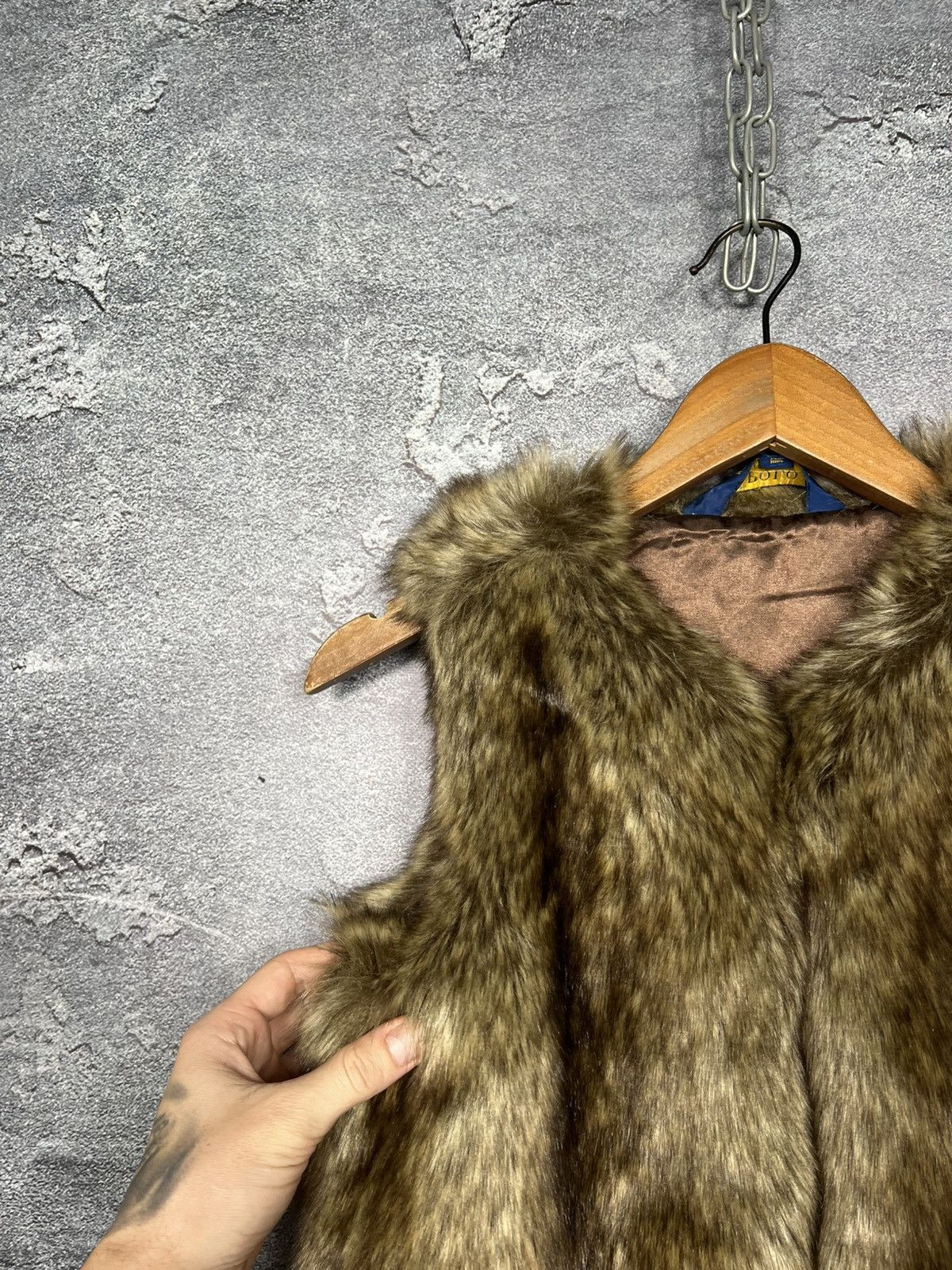Polo Ralph Lauren Rare Ralph Lauren Y2K Hype Cropped Fur Vest Size Xs Size XS / US 0-2 / IT 36-38 - 4 Thumbnail
