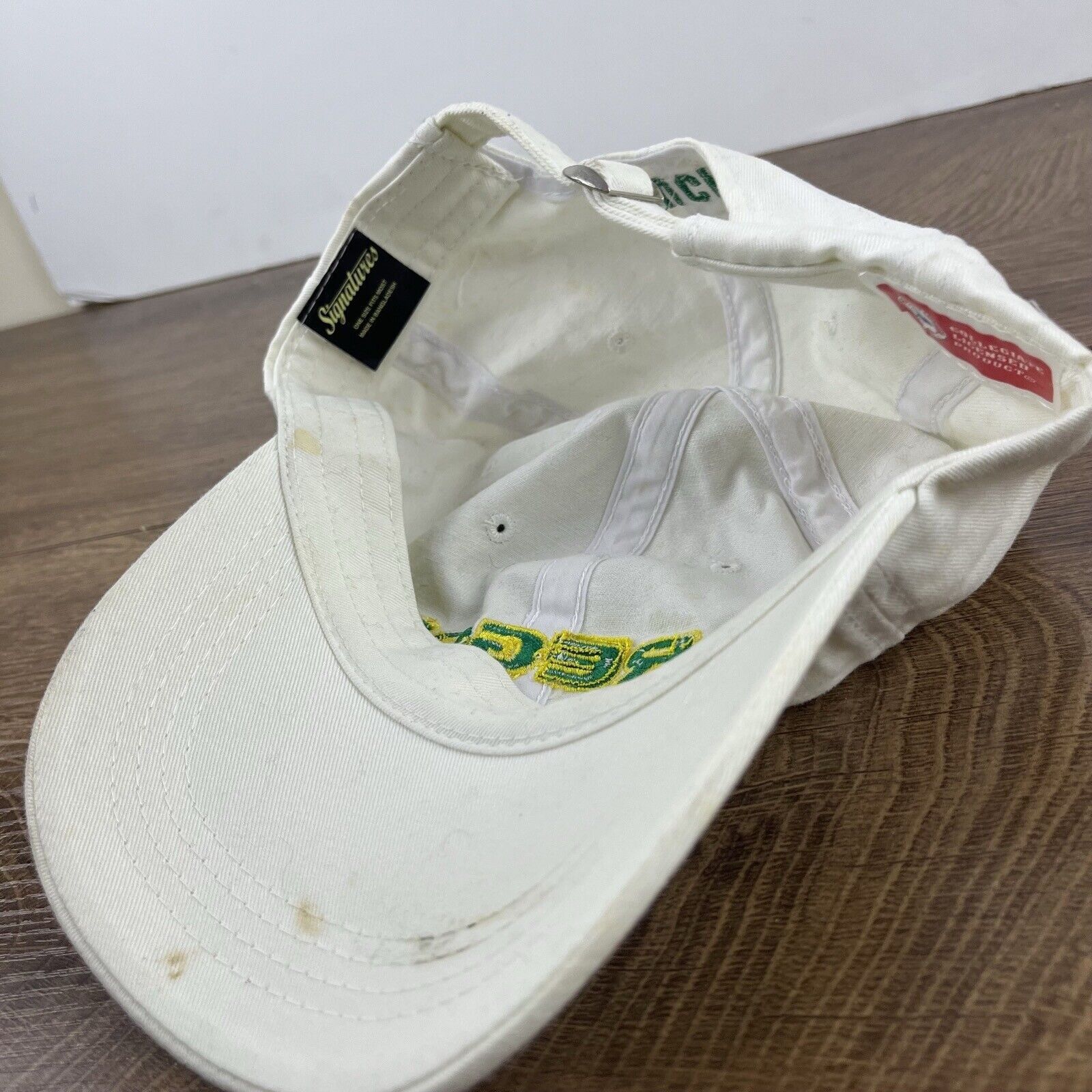 Other Oregon Ducks White Hat Oregon Ducks White Cap Hat Adjustable Size ONE SIZE - 14 Thumbnail