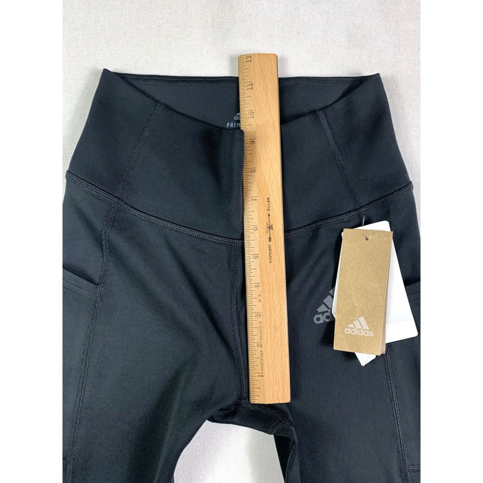 Adidas Adidas Women's black yoga Aeroready 3/4 Tights w/ Media Pockets HM8320 XS Small Bodywear Nike? Size ONE SIZE - 4 Thumbnail